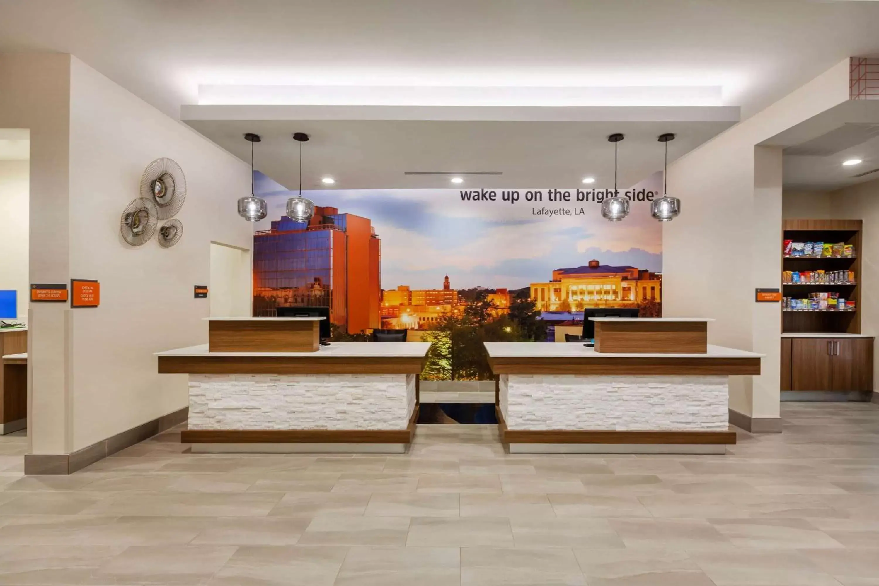 Lobby or reception, Lobby/Reception in La Quinta Inn & Suites by Wyndham Lafayette Oil Center