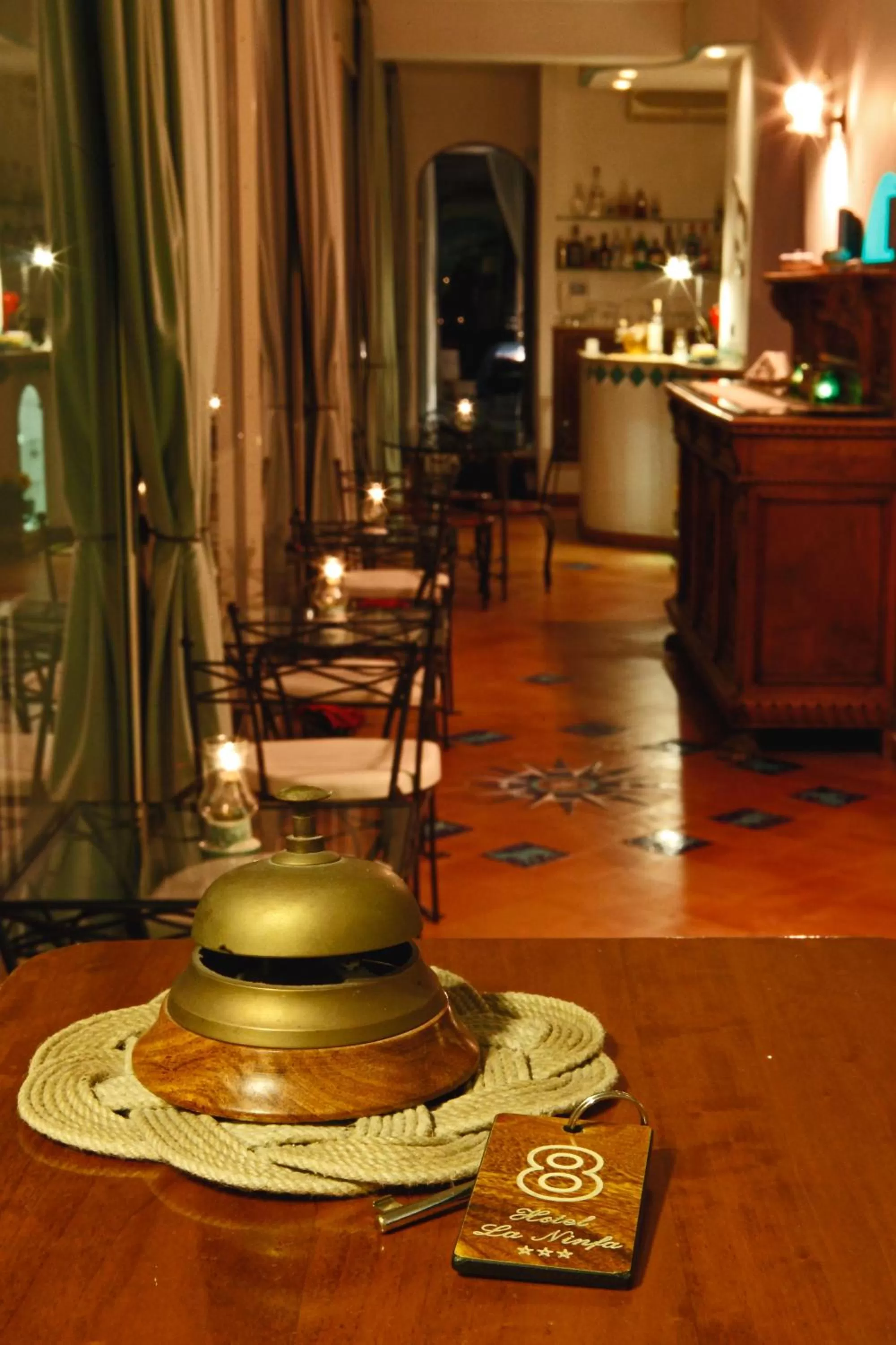 Lobby or reception in Hotel La Ninfa