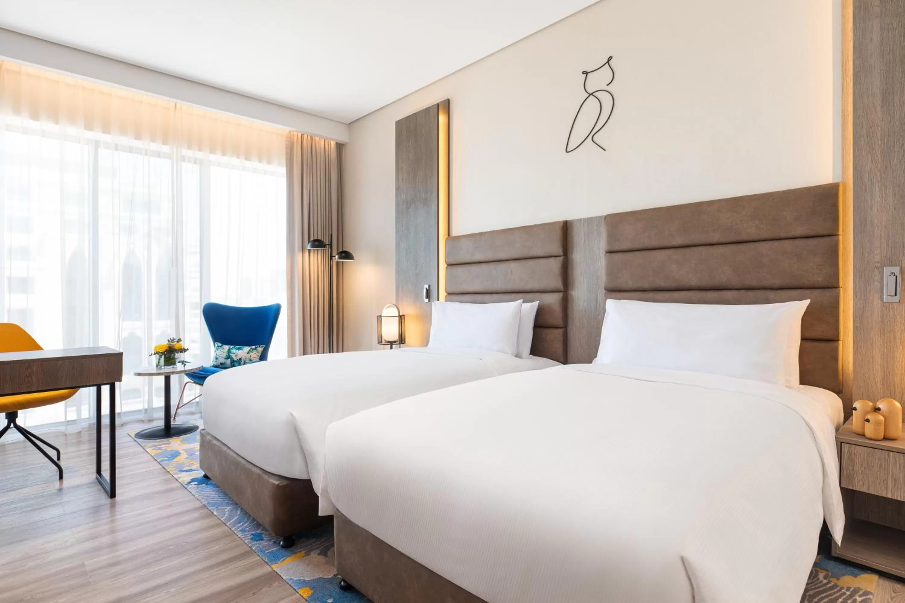 Bedroom, Bed in voco Dubai The Palm by IHG