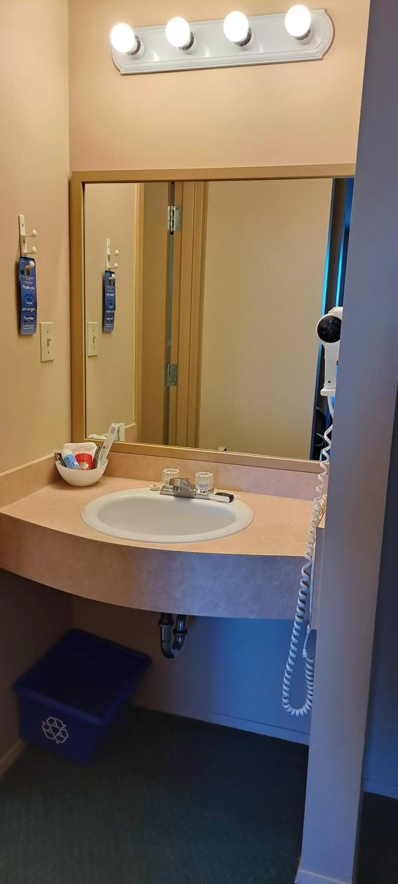Bathroom in Travelodge by Wyndham Lacombe