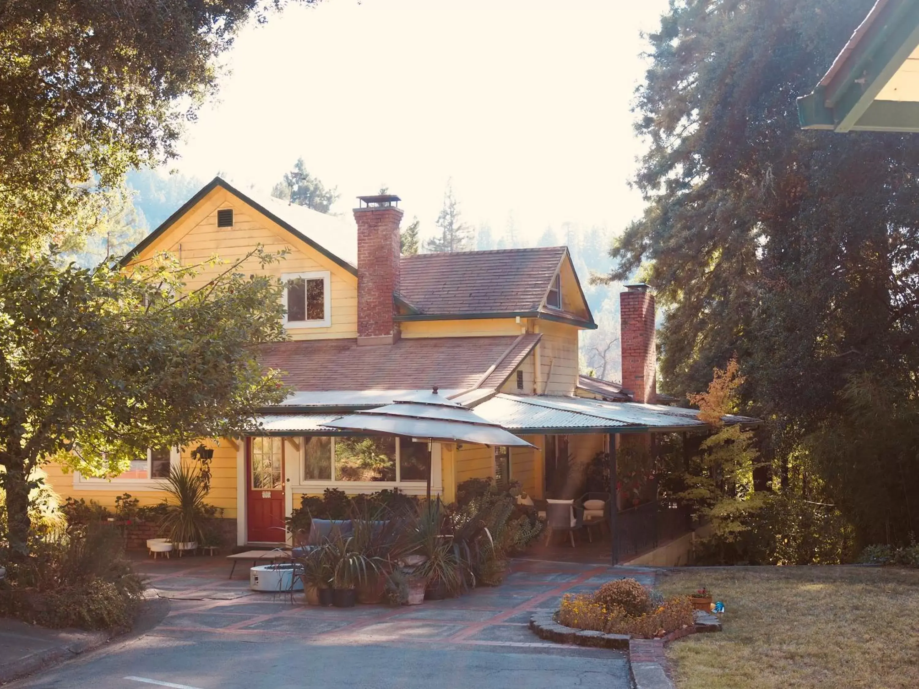 Facade/entrance, Property Building in Mine and Farm, The Inn at Guerneville, CA