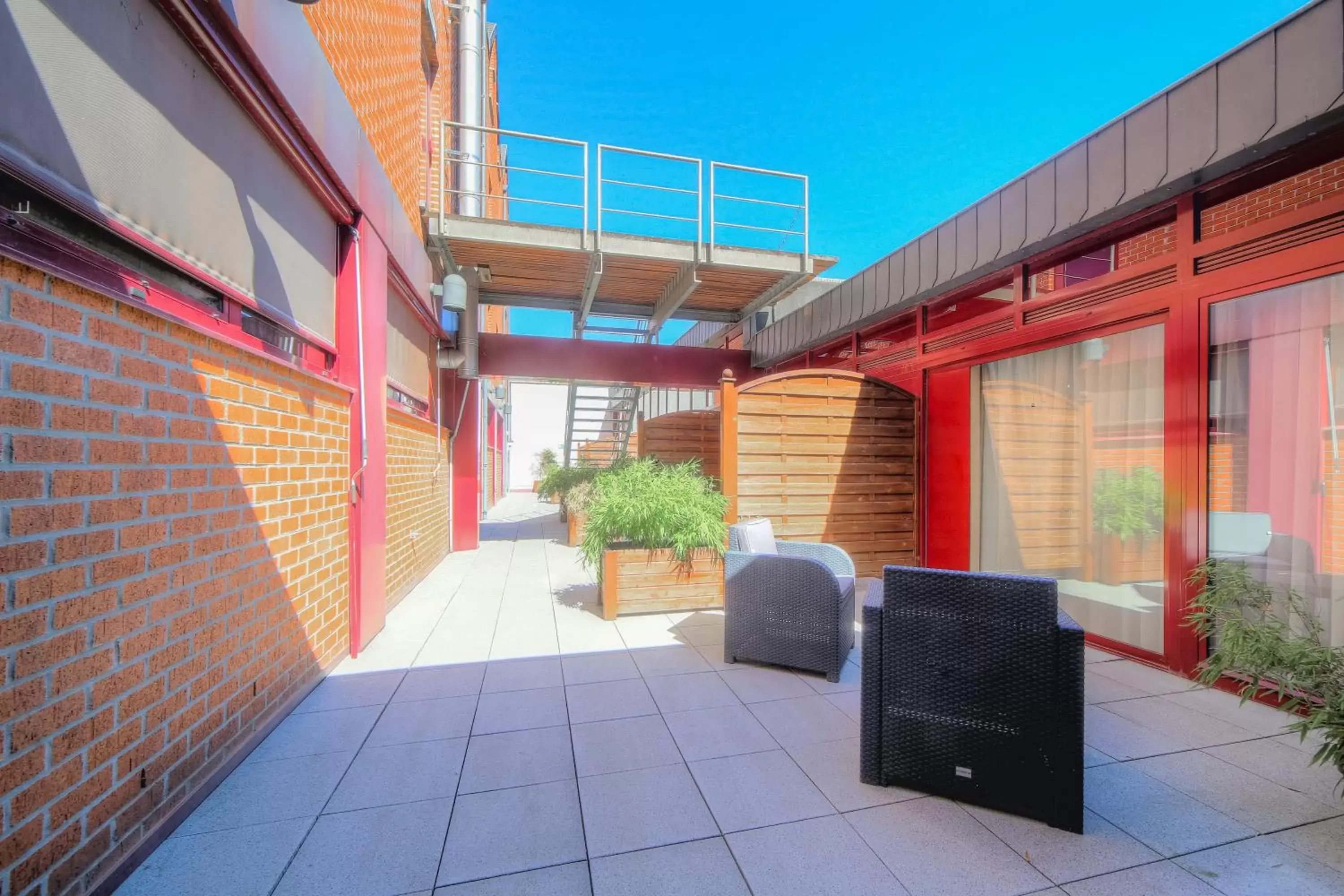 Balcony/Terrace in Hotel Lido **** Mons Centre