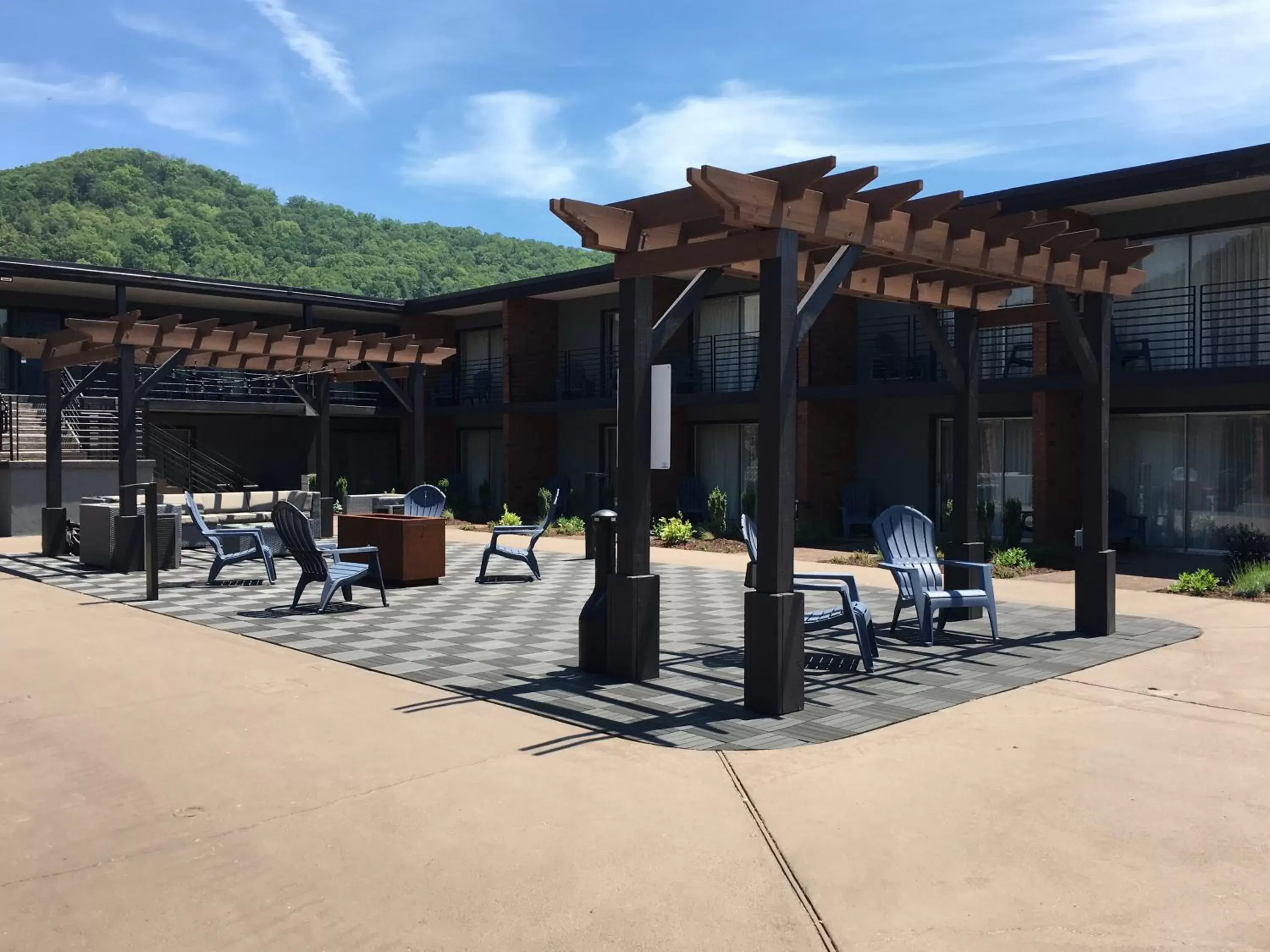 Patio in The Beaucatcher, a Boutique Motel