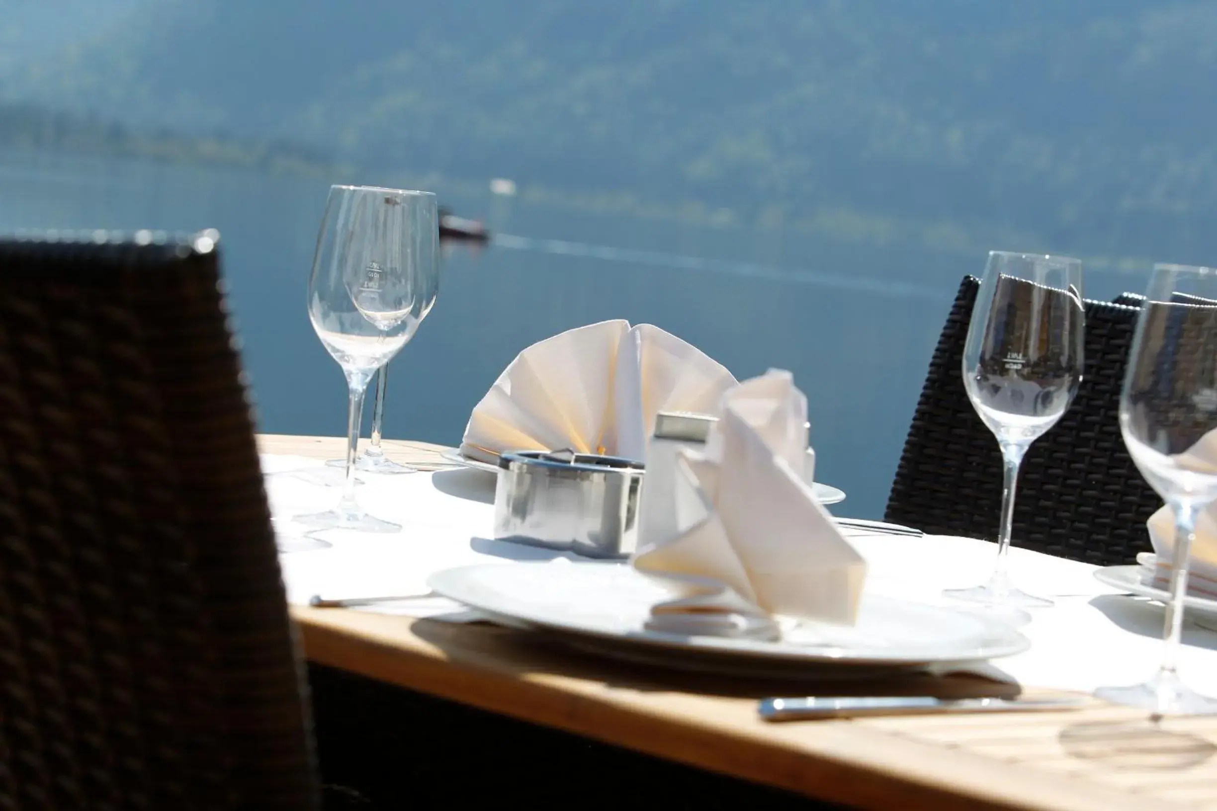 Balcony/Terrace, Restaurant/Places to Eat in Seehotel Grüner Baum