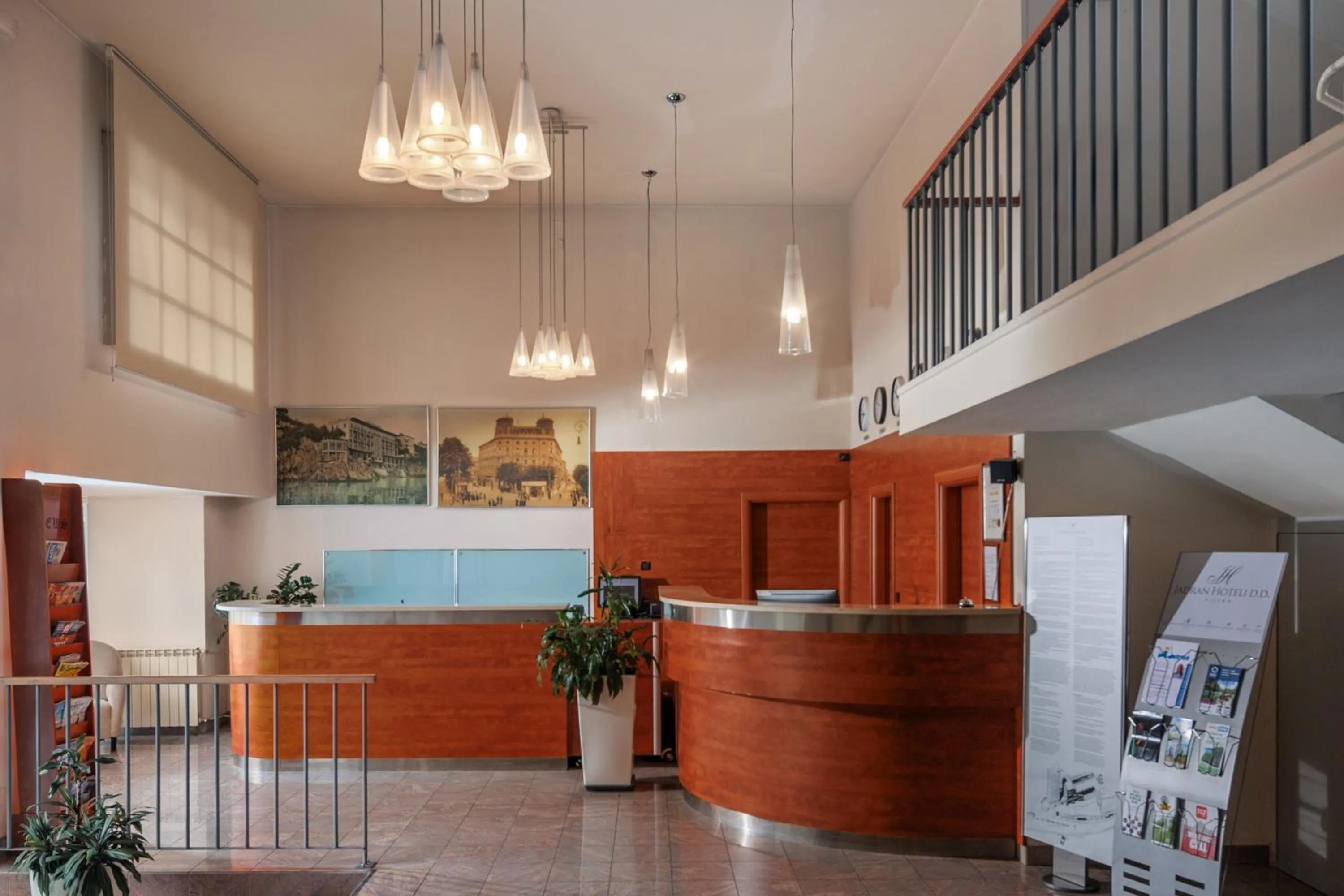 Lobby or reception in Hotel Neboder