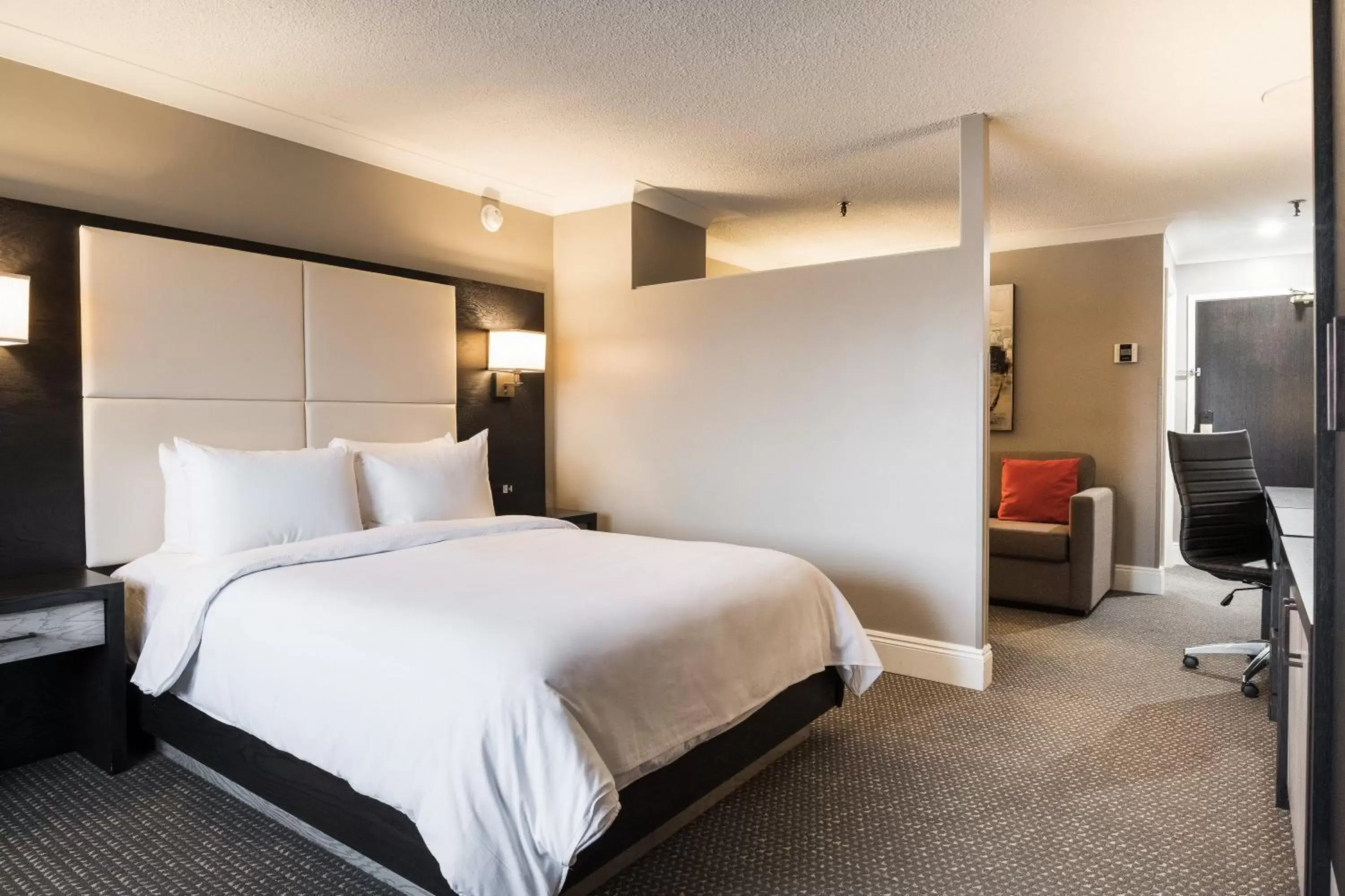 Photo of the whole room, Bed in Crowne Plaza Hotel Moncton Downtown, an IHG Hotel