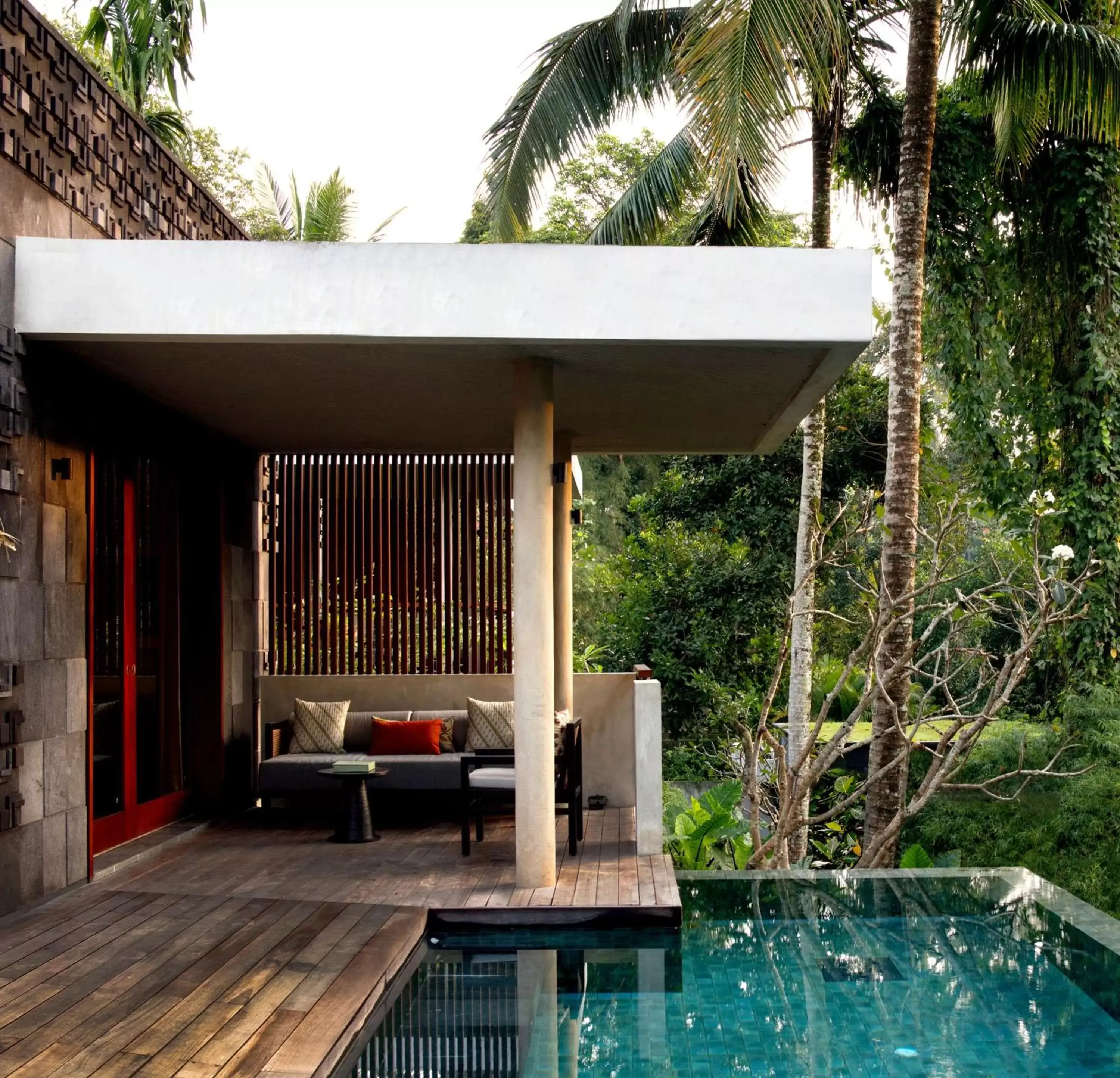 Bedroom, Swimming Pool in Alila Ubud