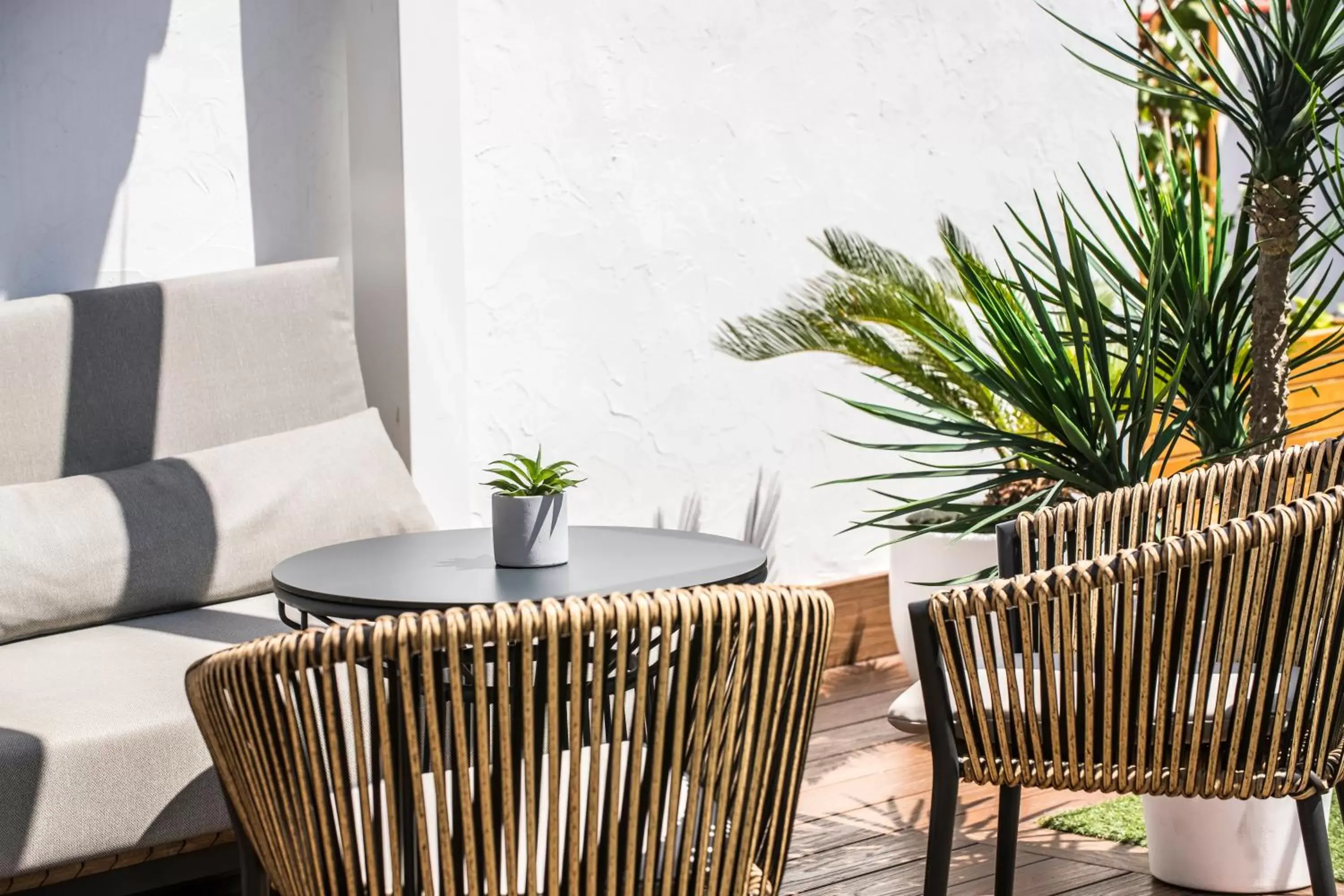 Balcony/Terrace in Salles Hotel Málaga Centro