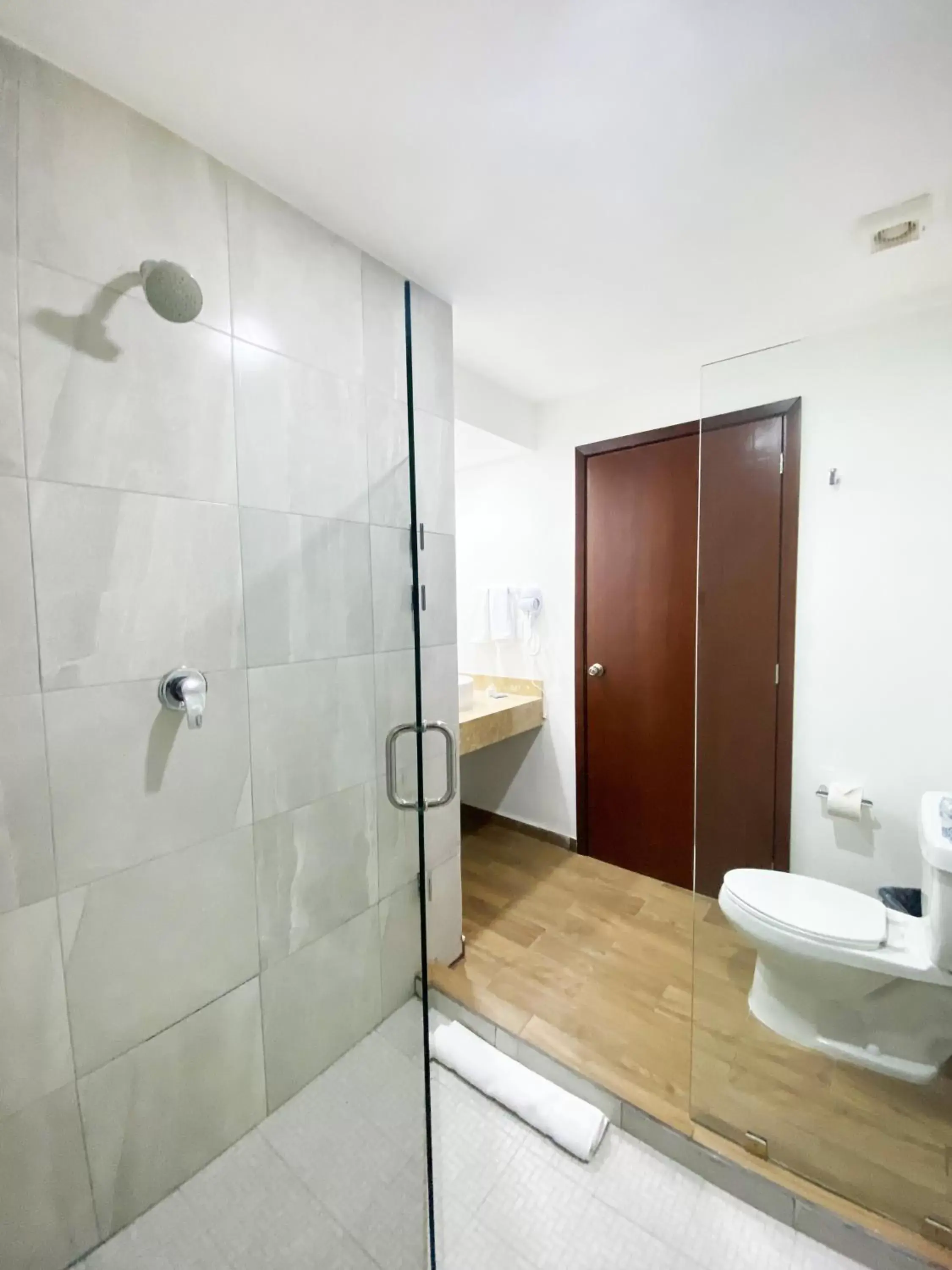 Bathroom in Hotel Pacific Blue Mazatlan
