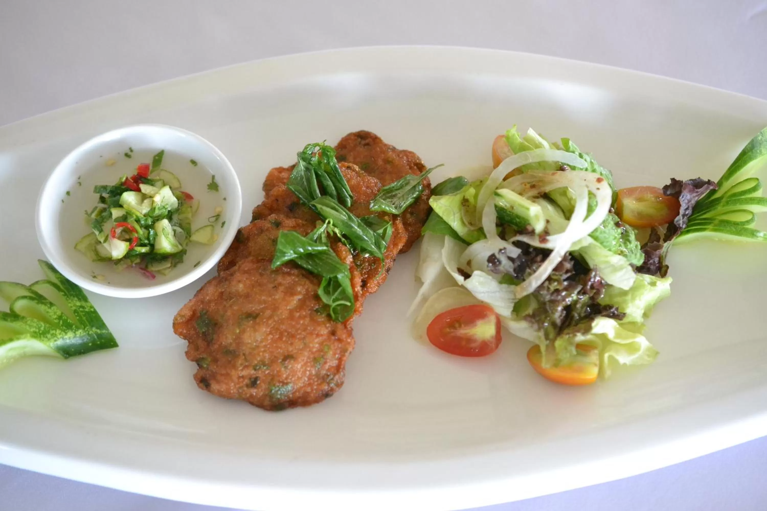 Food close-up in Cambodian Country Club