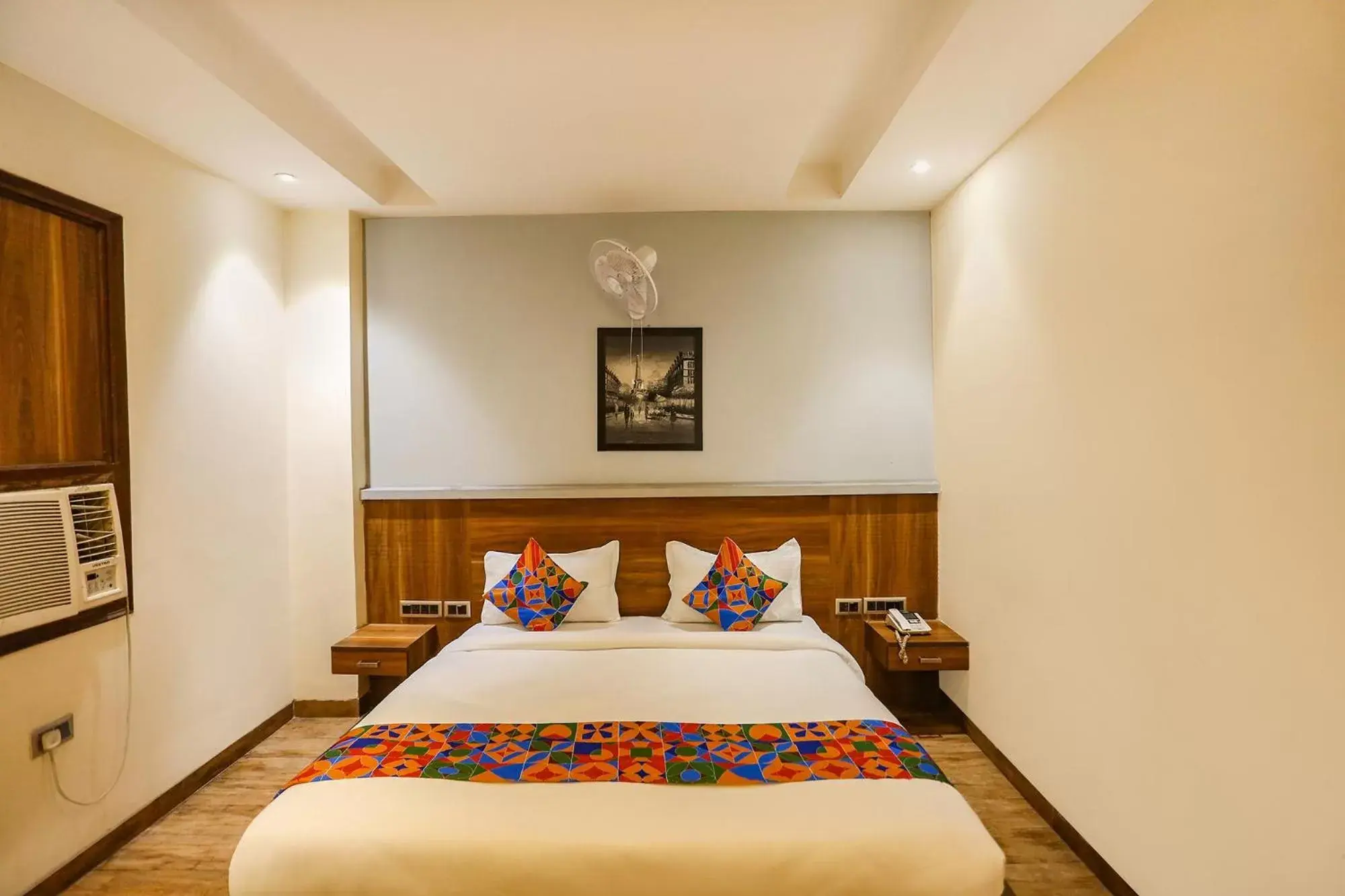 Bedroom, Bed in FabHotel Royal Touch Patel Nagar Bedroom, Bed in FabHotel Royal Touch Patel Nagar