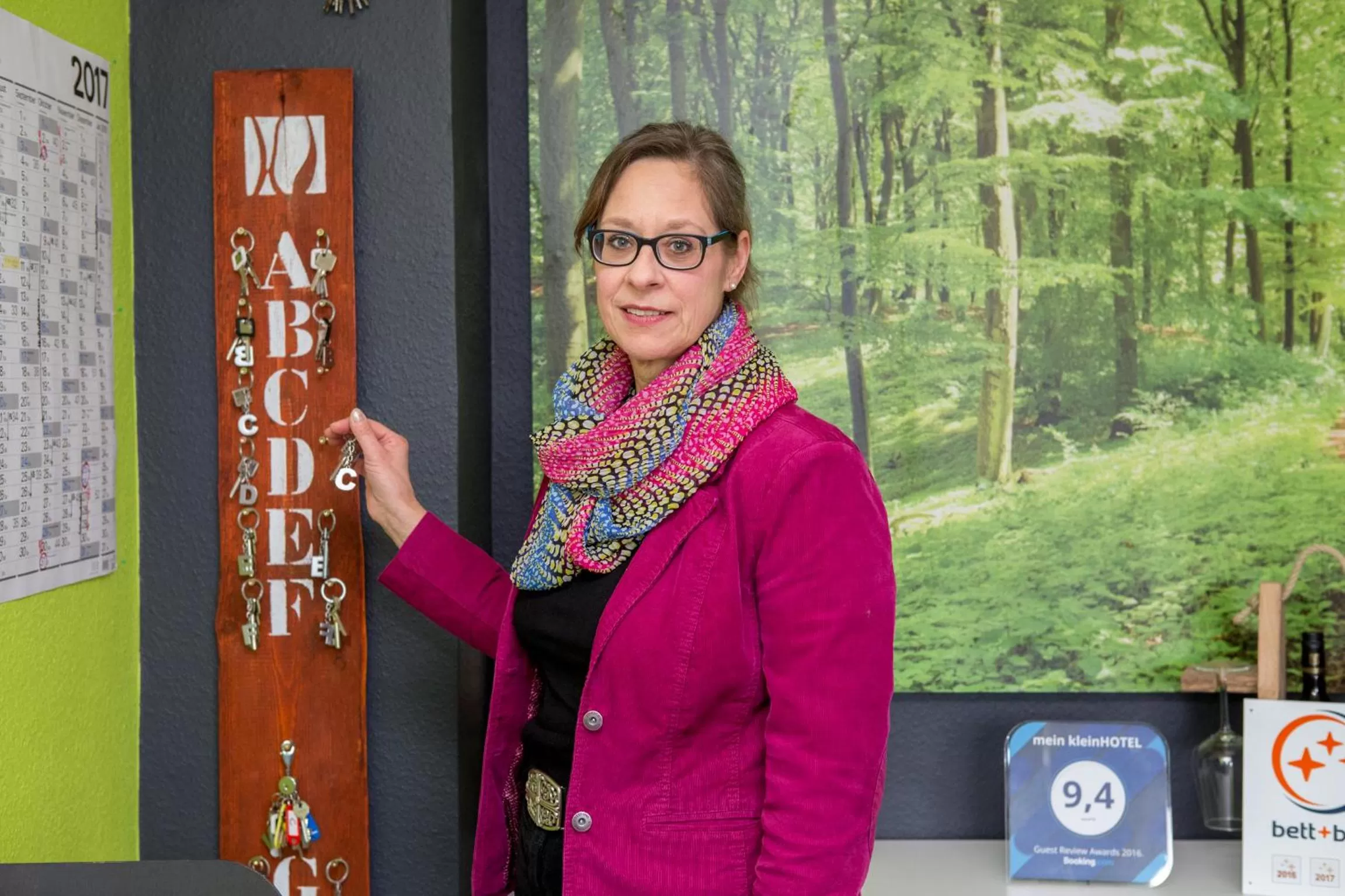 Lobby or reception in mein kleinHOTEL