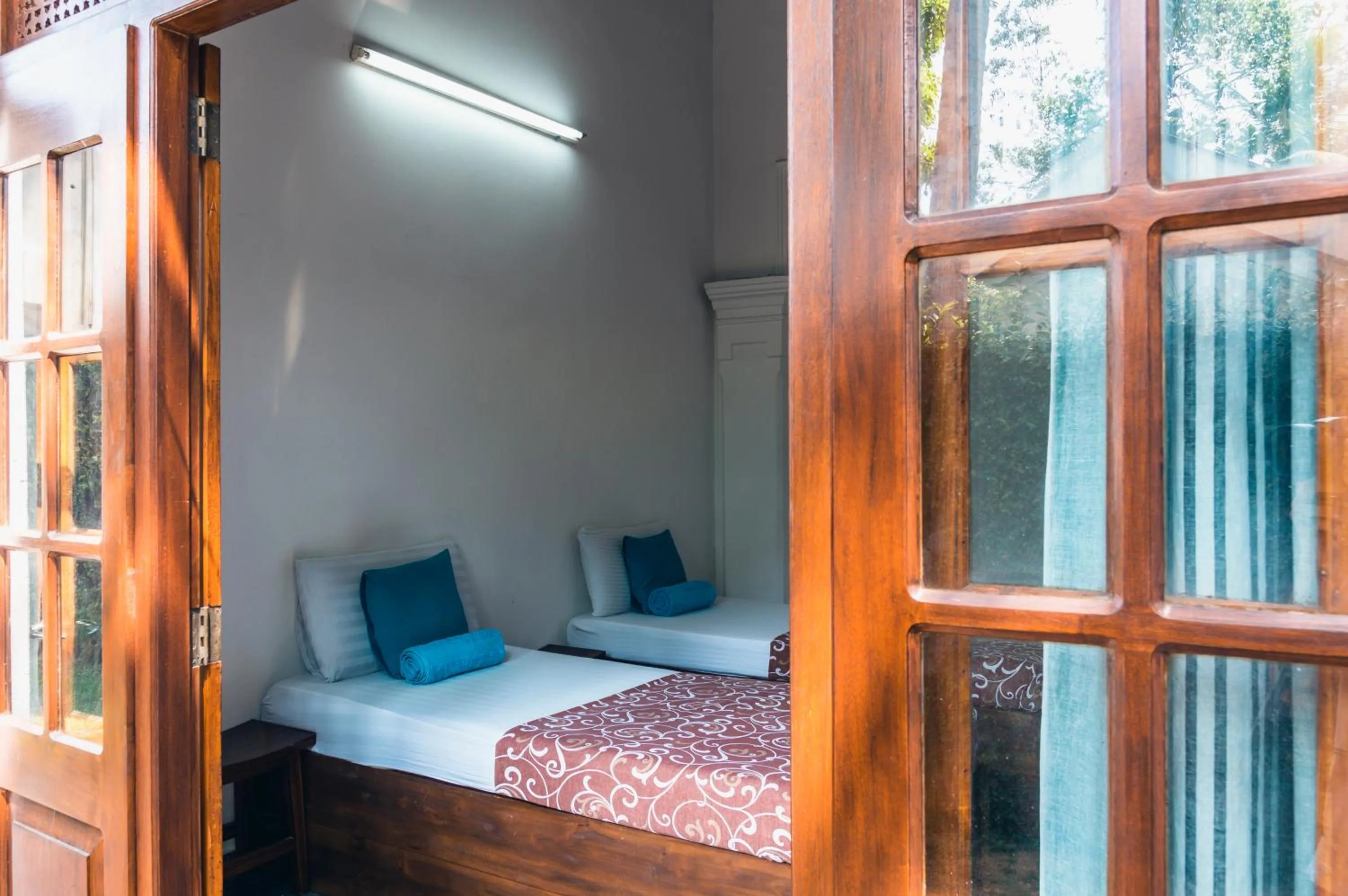 Bedroom, Bed in Hostel First @ Colombo Airport