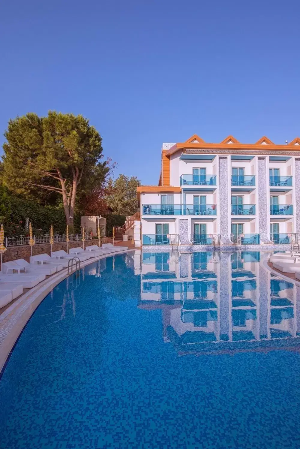 Swimming pool, Property Building in Ocean Blue High Class Hotel & SPA