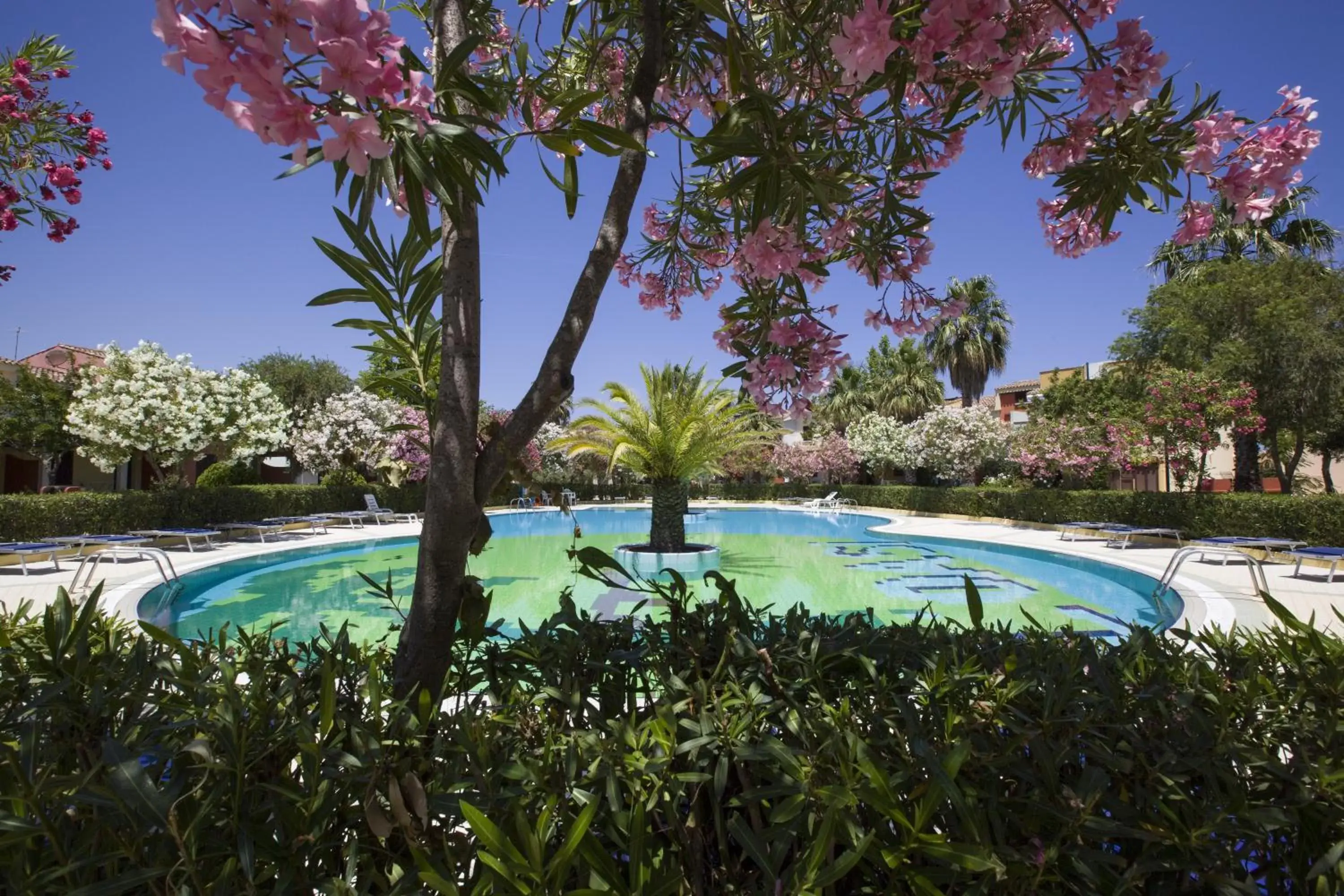 Garden, Swimming Pool in Residence Oasi Anfiteatro