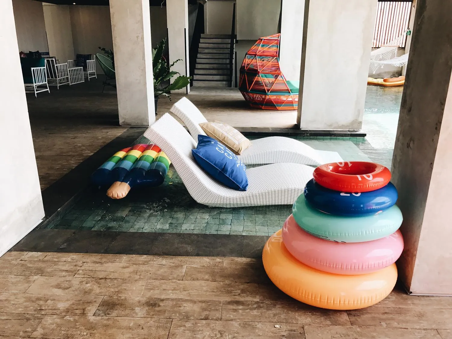 Swimming pool in Cara Cara Inn