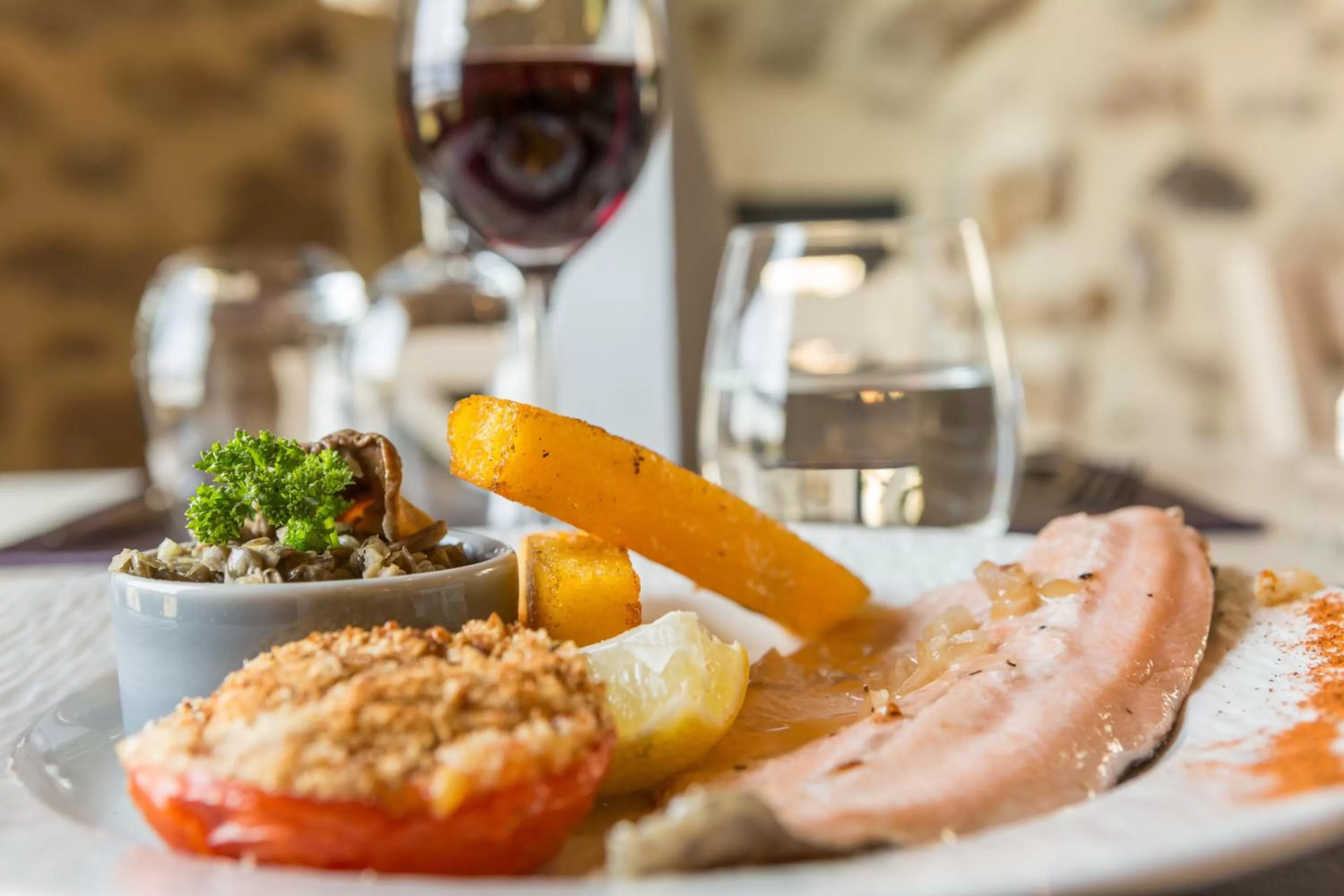 Food in Auberge des Myrtilles