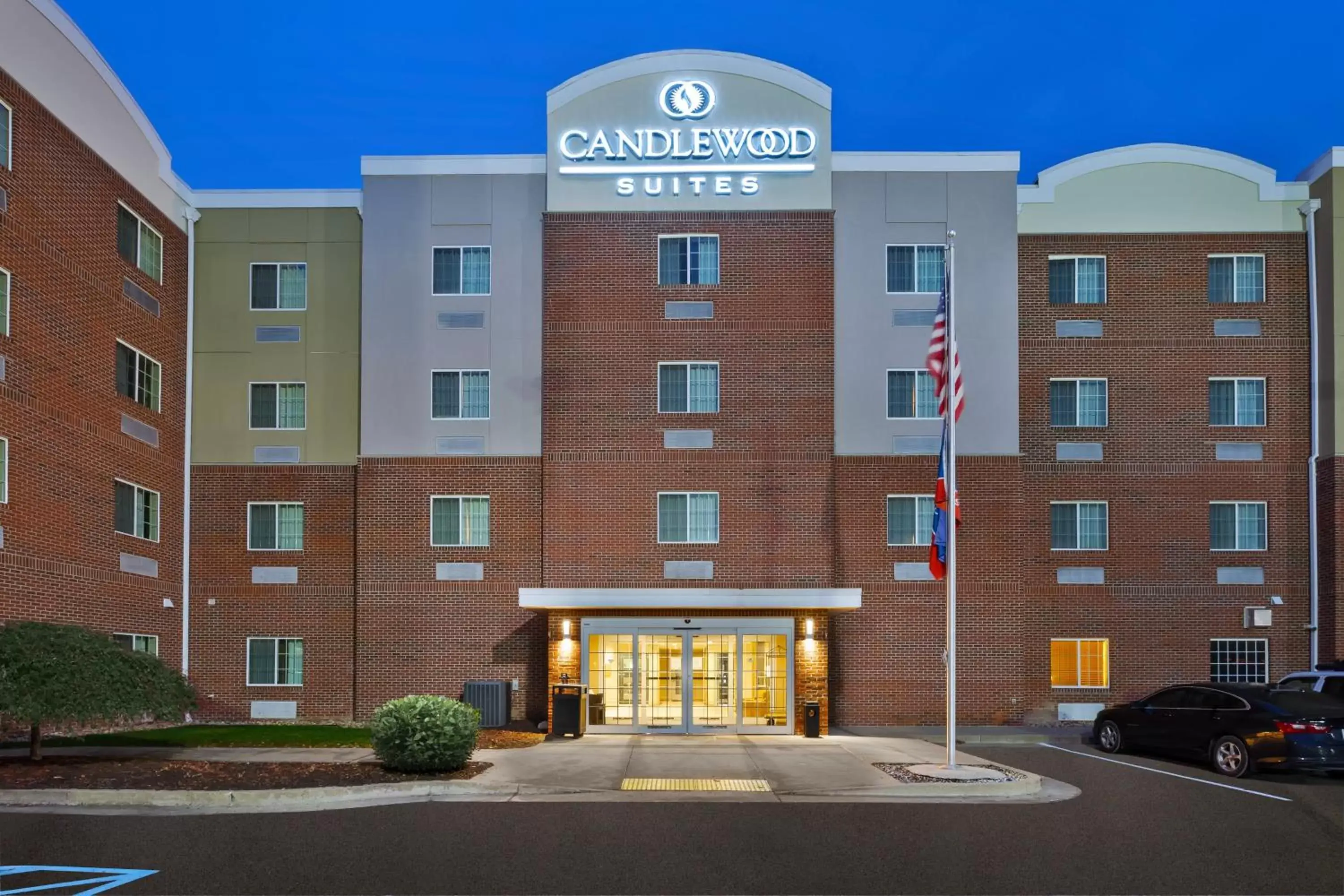 Property building in Candlewood Suites Washington North, an IHG Hotel