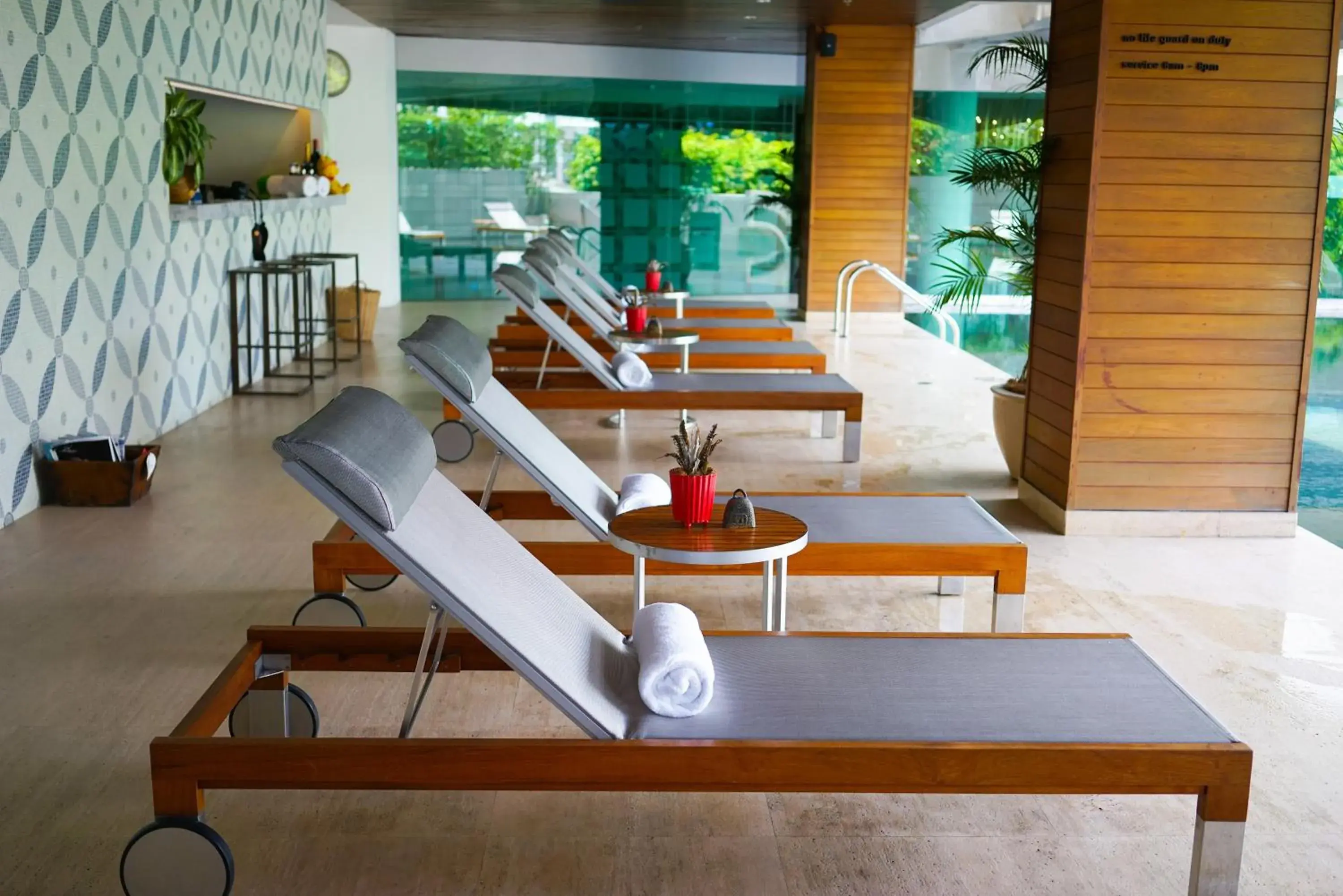 Swimming pool in LiT BANGKOK Hotel - SHA Extra Plus