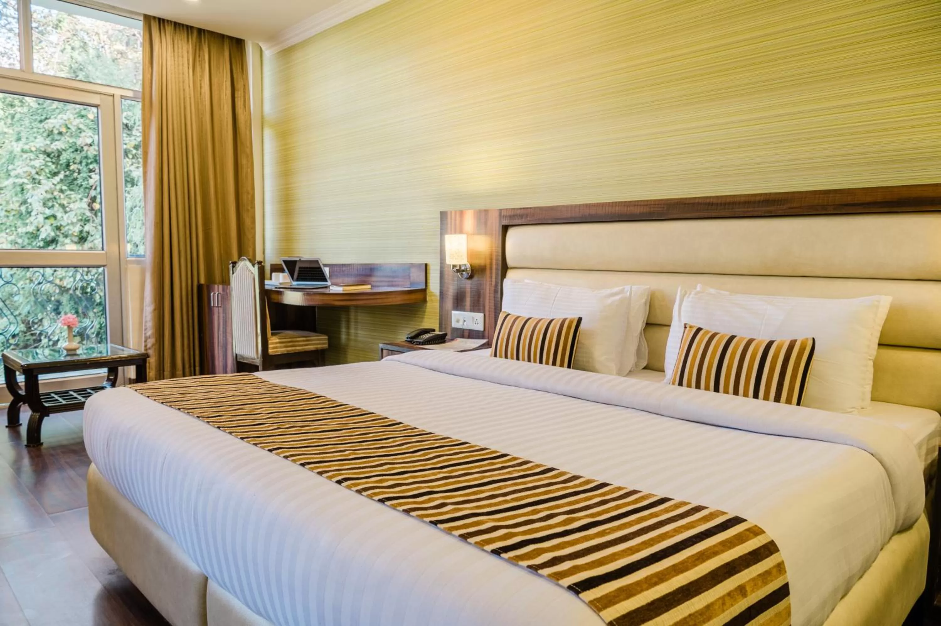 Bed in Hotel Shiva Continental