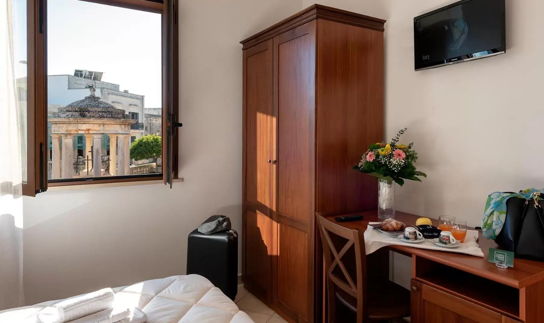 Bed, TV/Entertainment Center in Relais Casina Copini