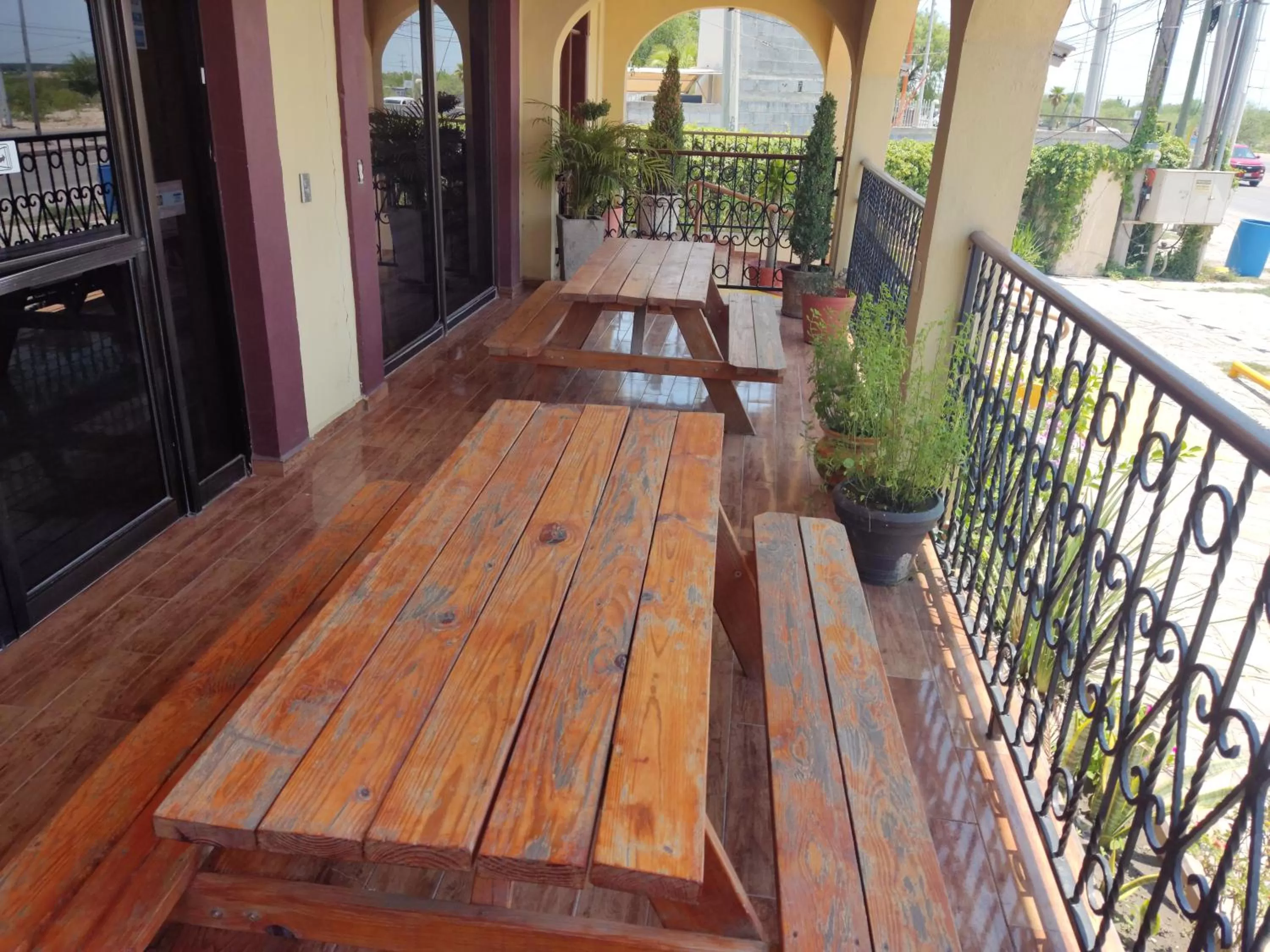 Dining area in Hotel Posada Santa Fe Sabinas