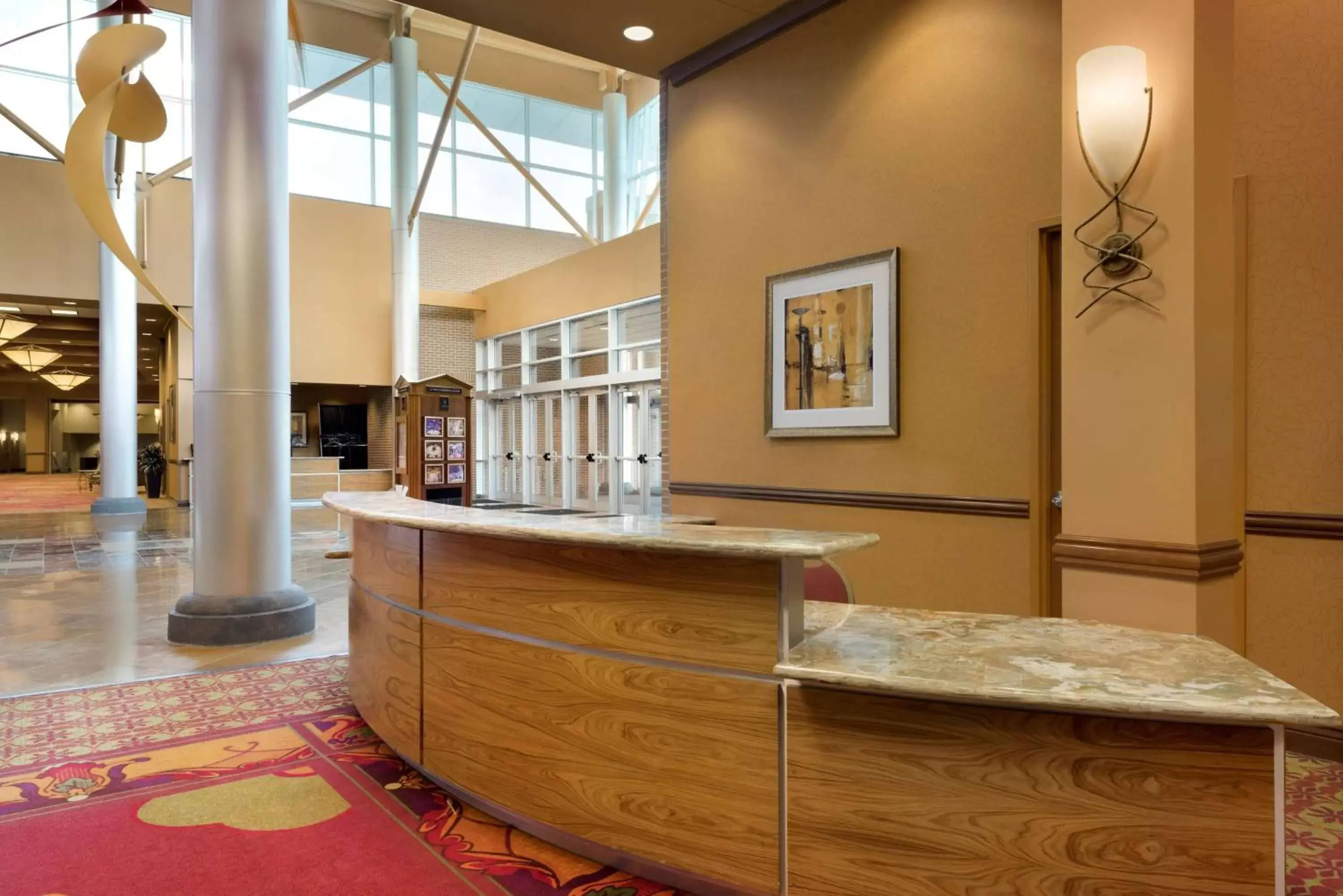 Lobby or reception, Lobby/Reception in Embassy Suites Omaha- La Vista/ Hotel & Conference Center