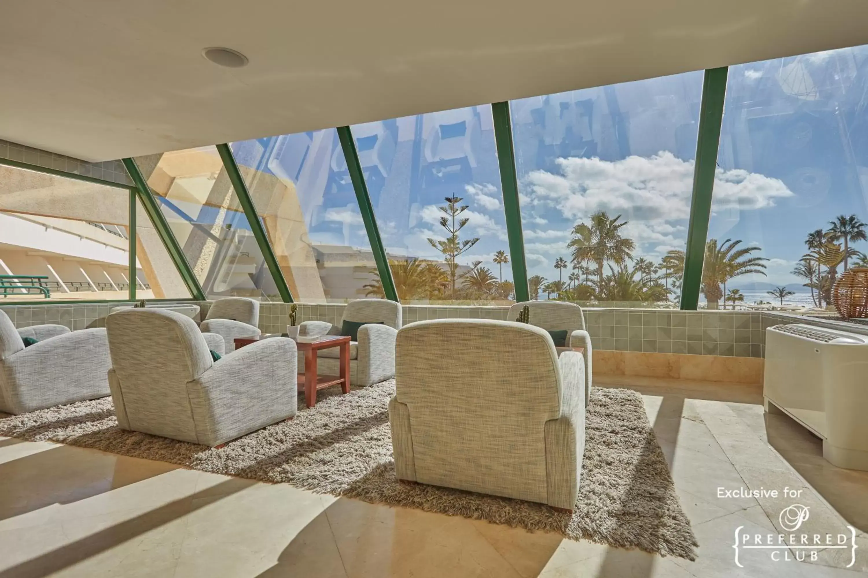 View (from property/room), Seating Area in Dreams Lanzarote Playa Dorada Resort & Spa