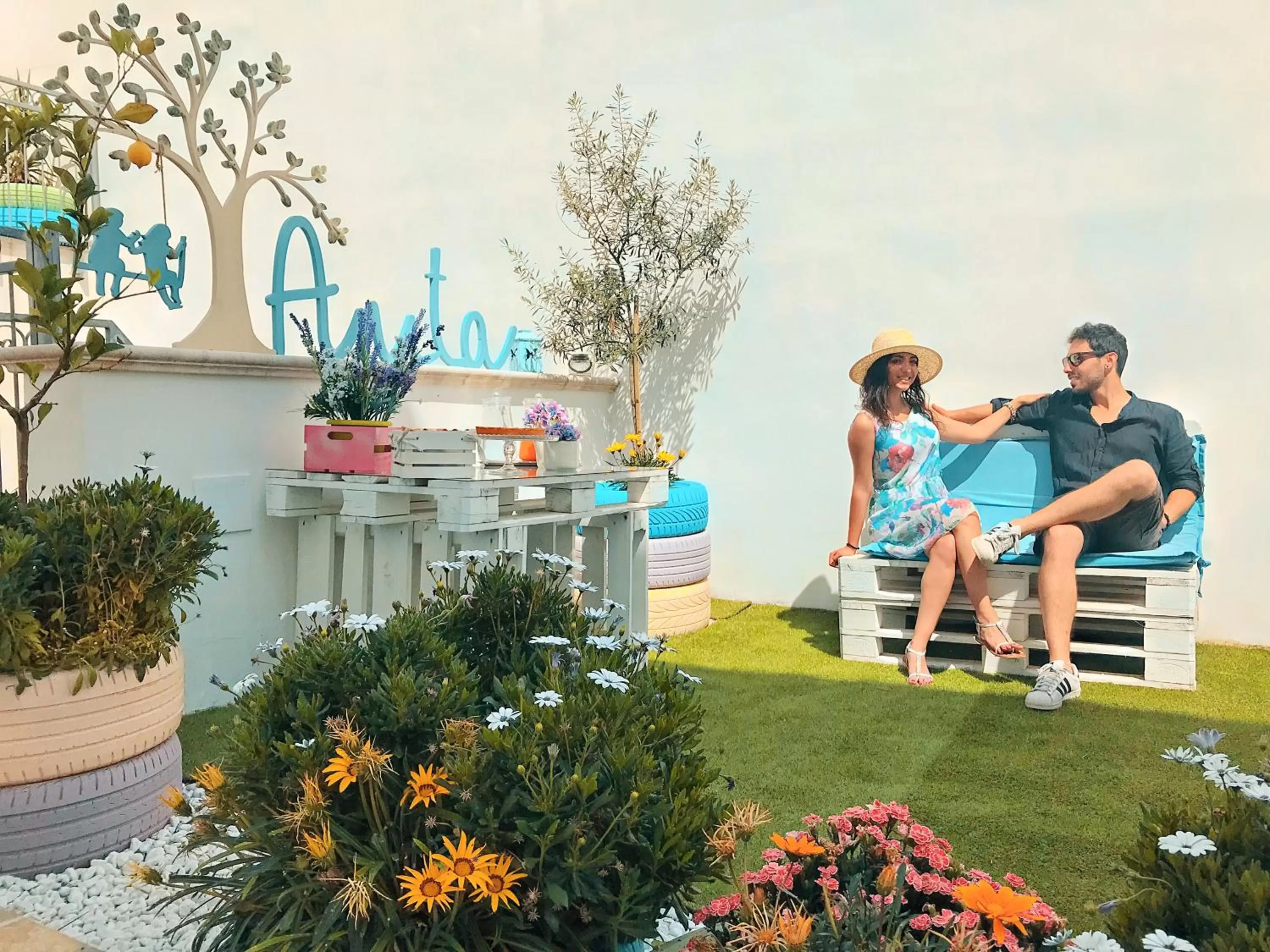 Garden view in B&B Casa di Anita