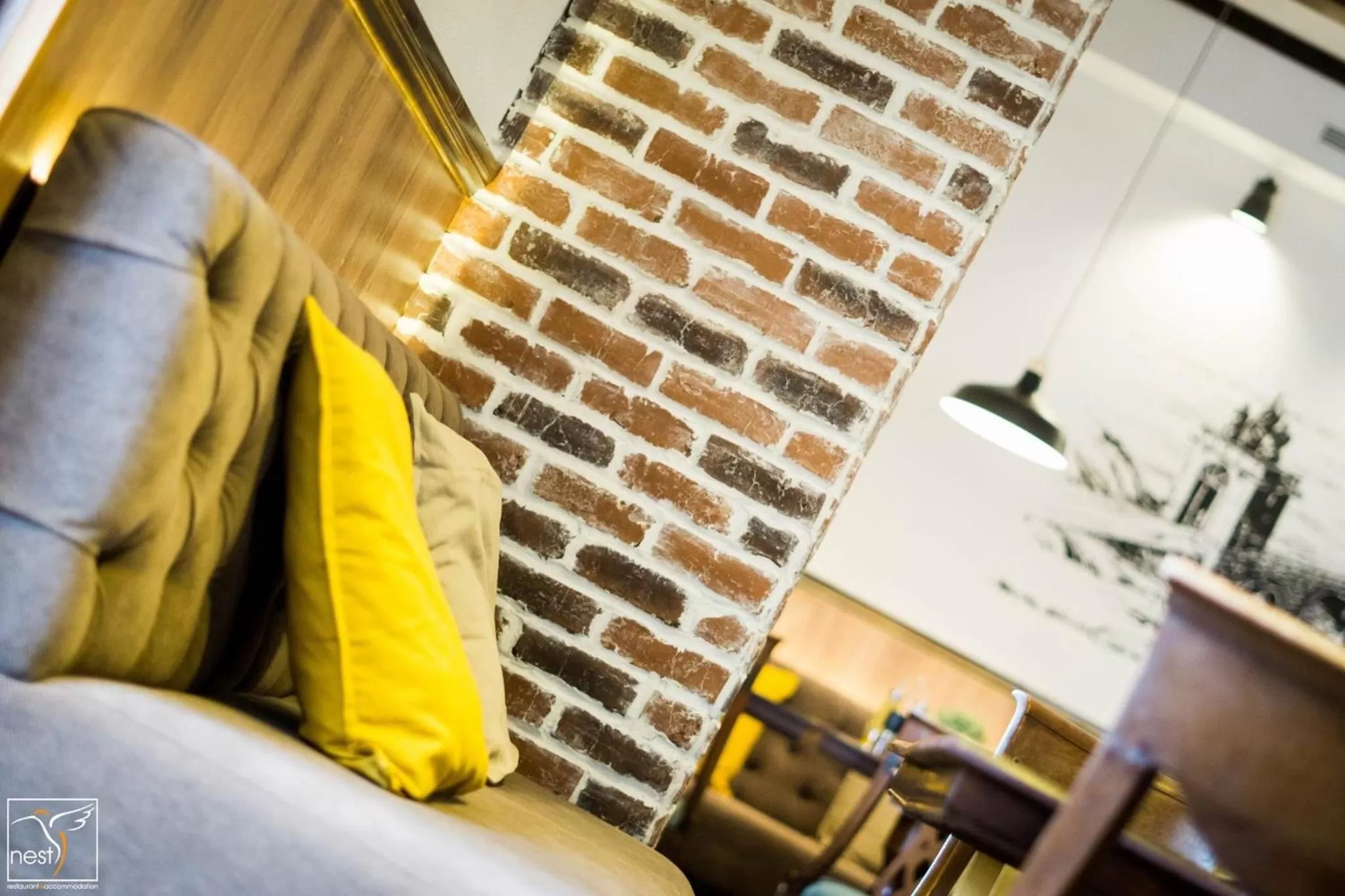 Seating area in Nest