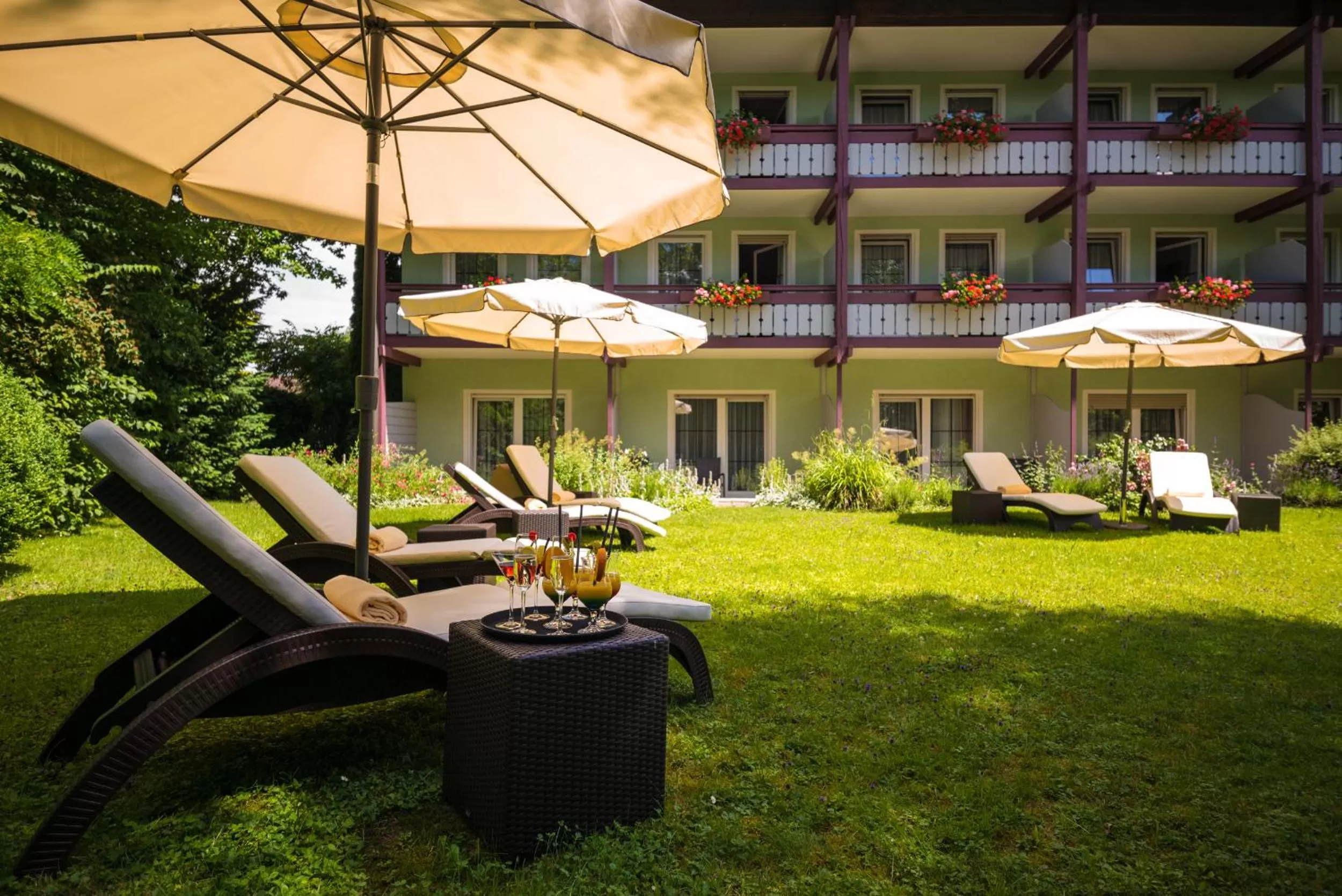 Garden in Ströbinger Hof - Therme Wellness Resort