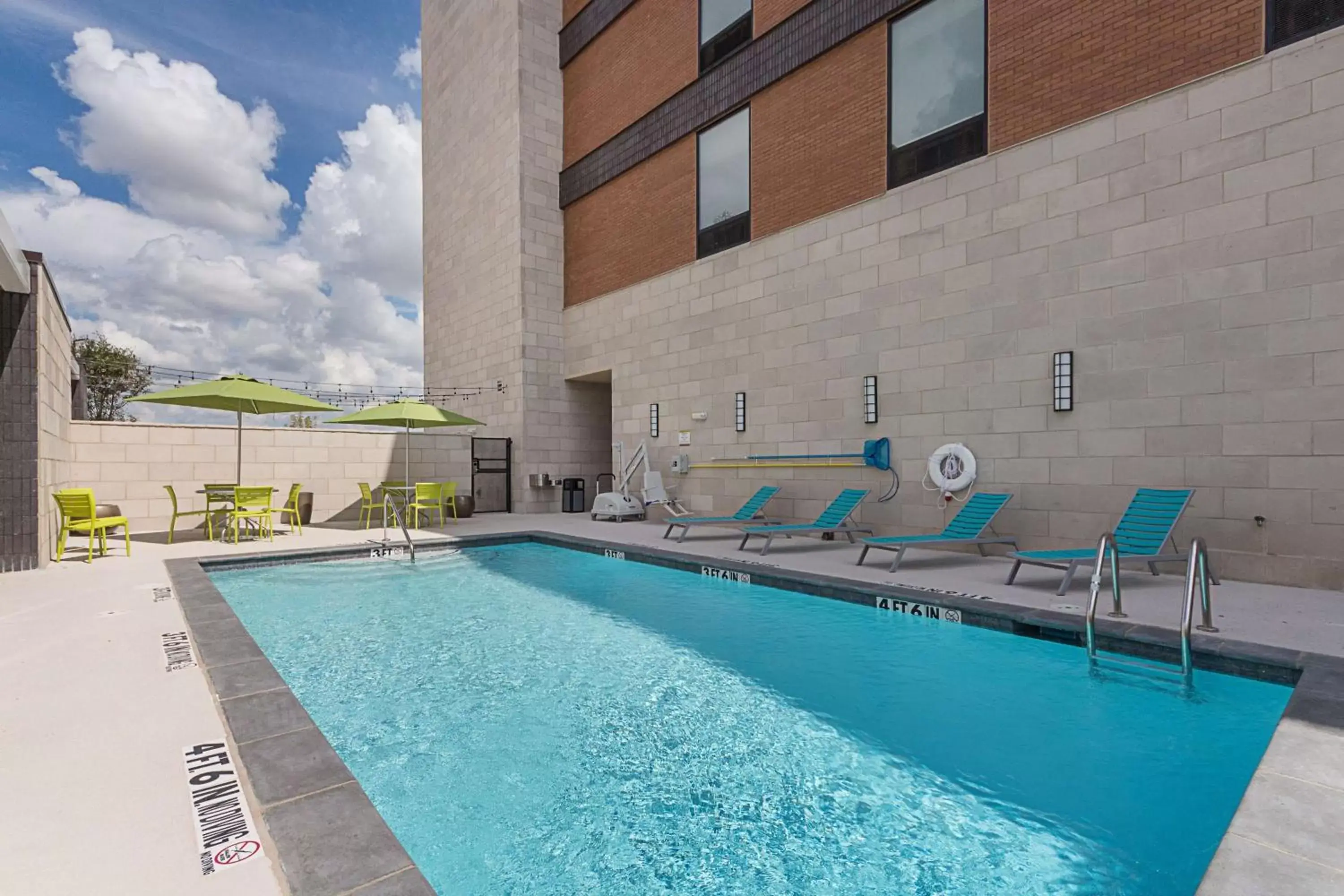 Pool view, Swimming Pool in Home2 Suites By Hilton Dallas Grand Prairie
