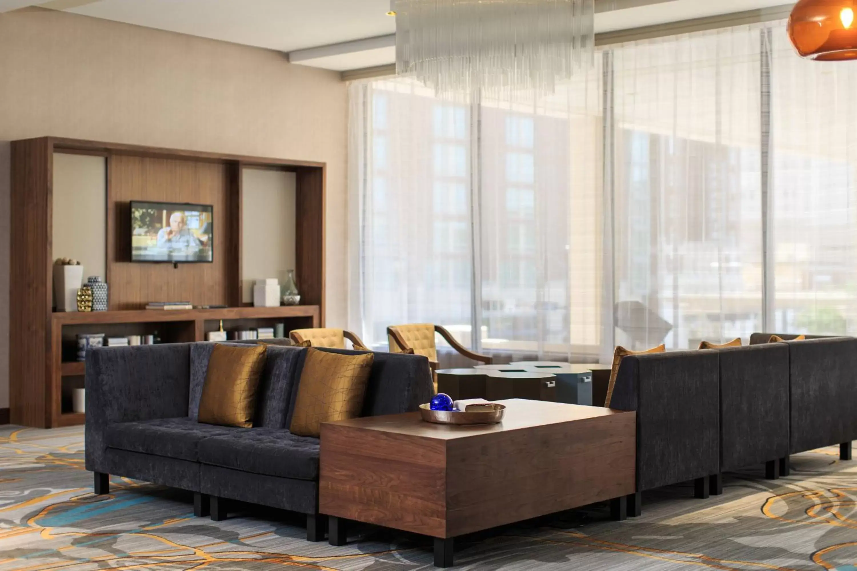Lounge or bar, Seating Area in Kansas City Marriott Downtown