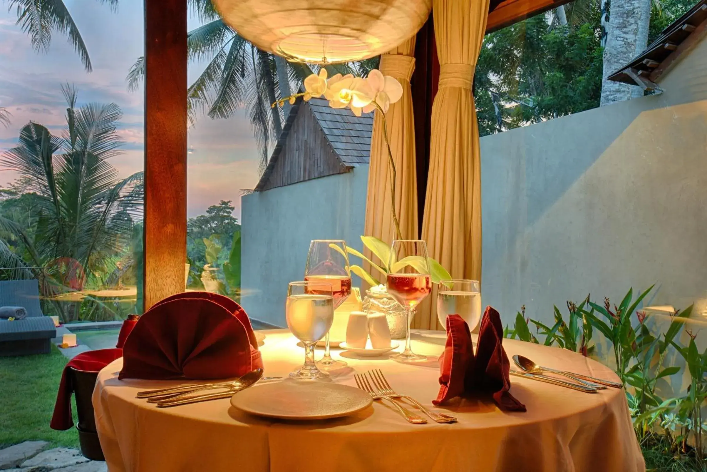 Dinner, Restaurant/Places to Eat in Samkhya Villa Ubud