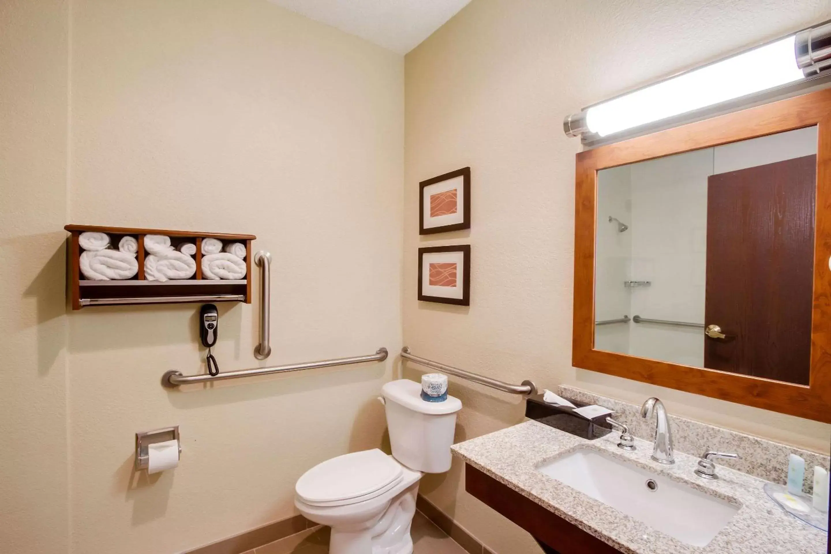 Bathroom in Comfort Inn & Suites Bellevue - Omaha Offutt AFB