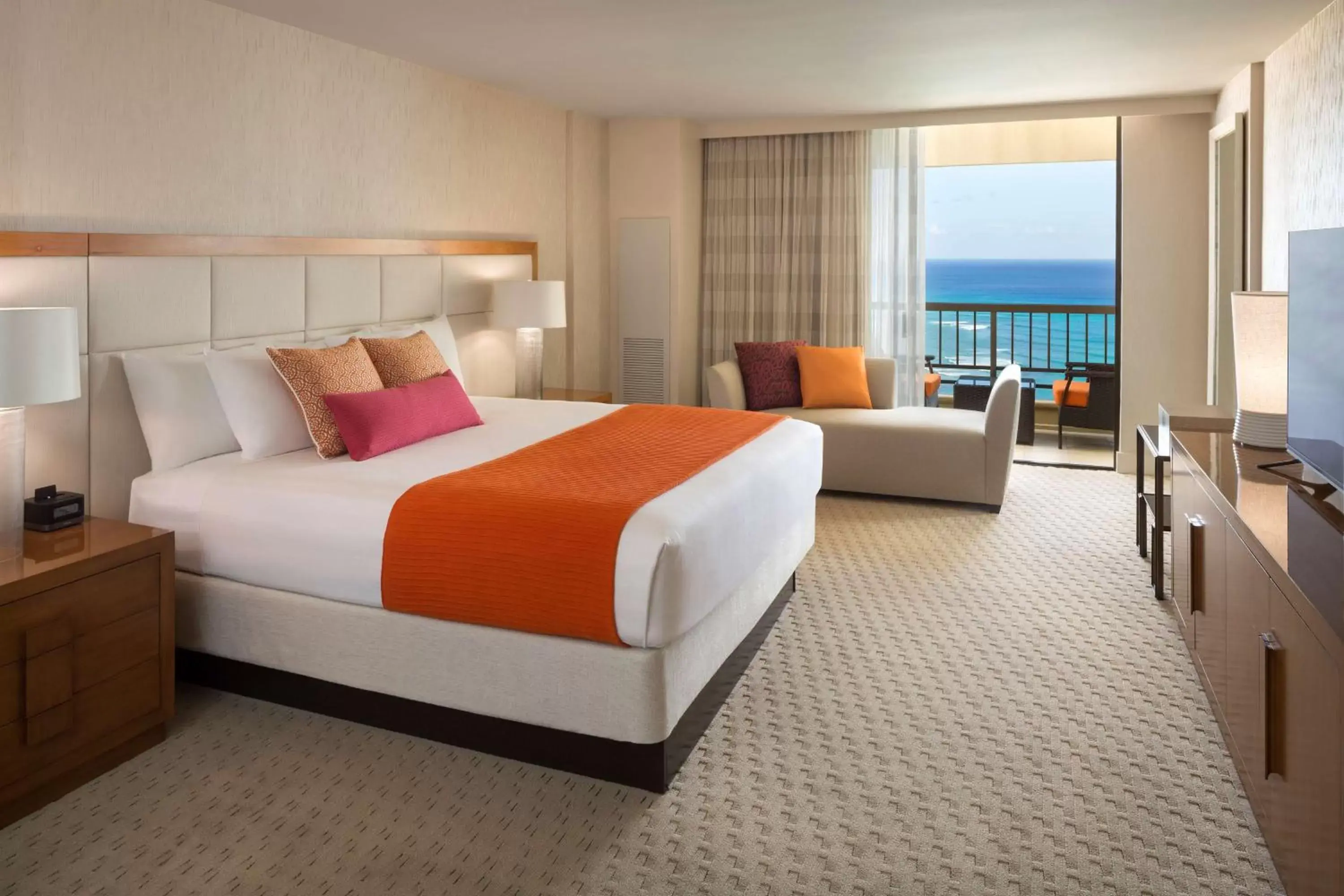 Photo of the whole room, Bed in Hyatt Regency Waikiki Beach Resort & Spa