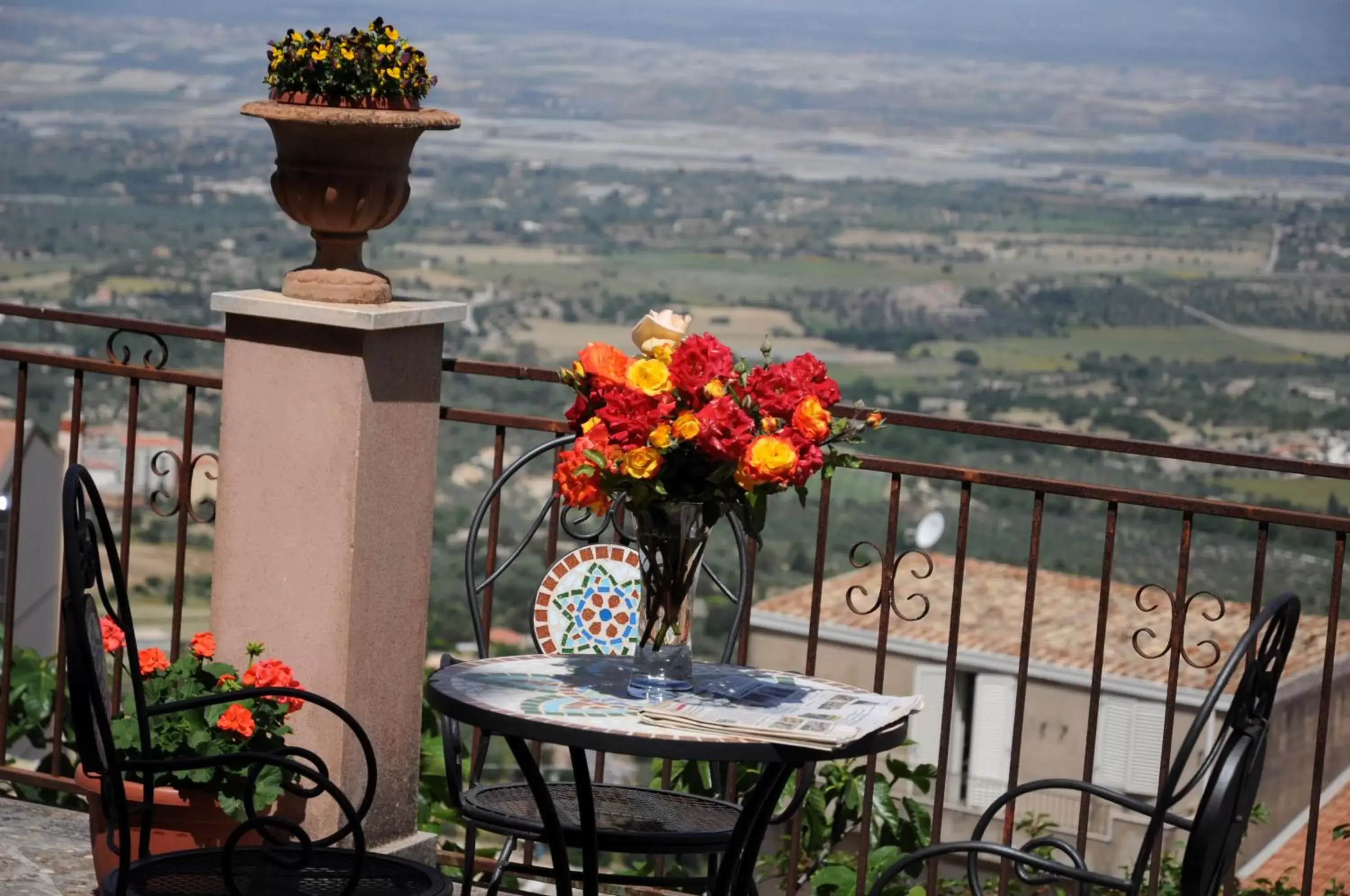 Balcony/Terrace in Albergo Villa Nobile