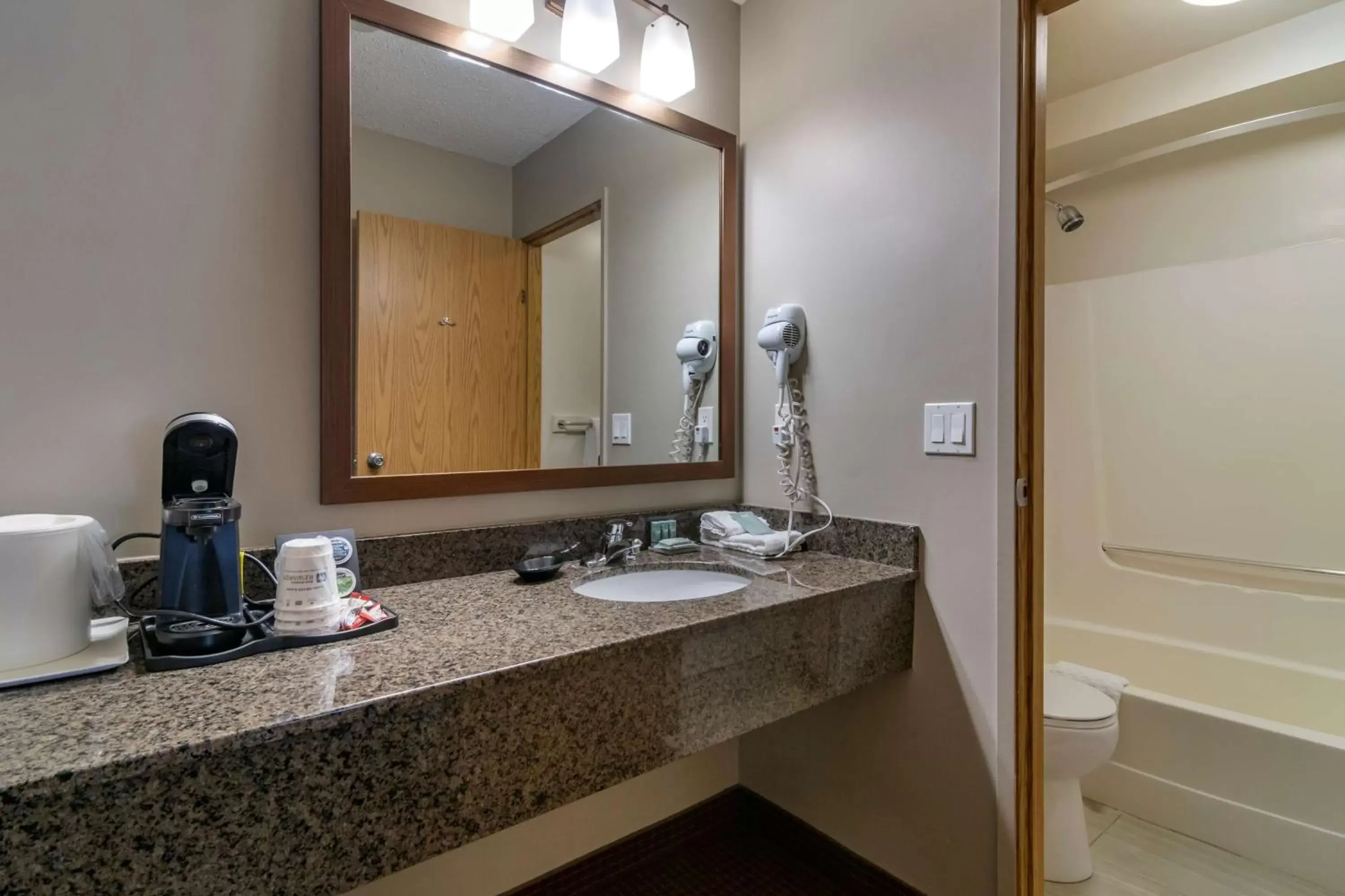 Bathroom in SureStay Plus Hotel by Best Western Salmon Arm