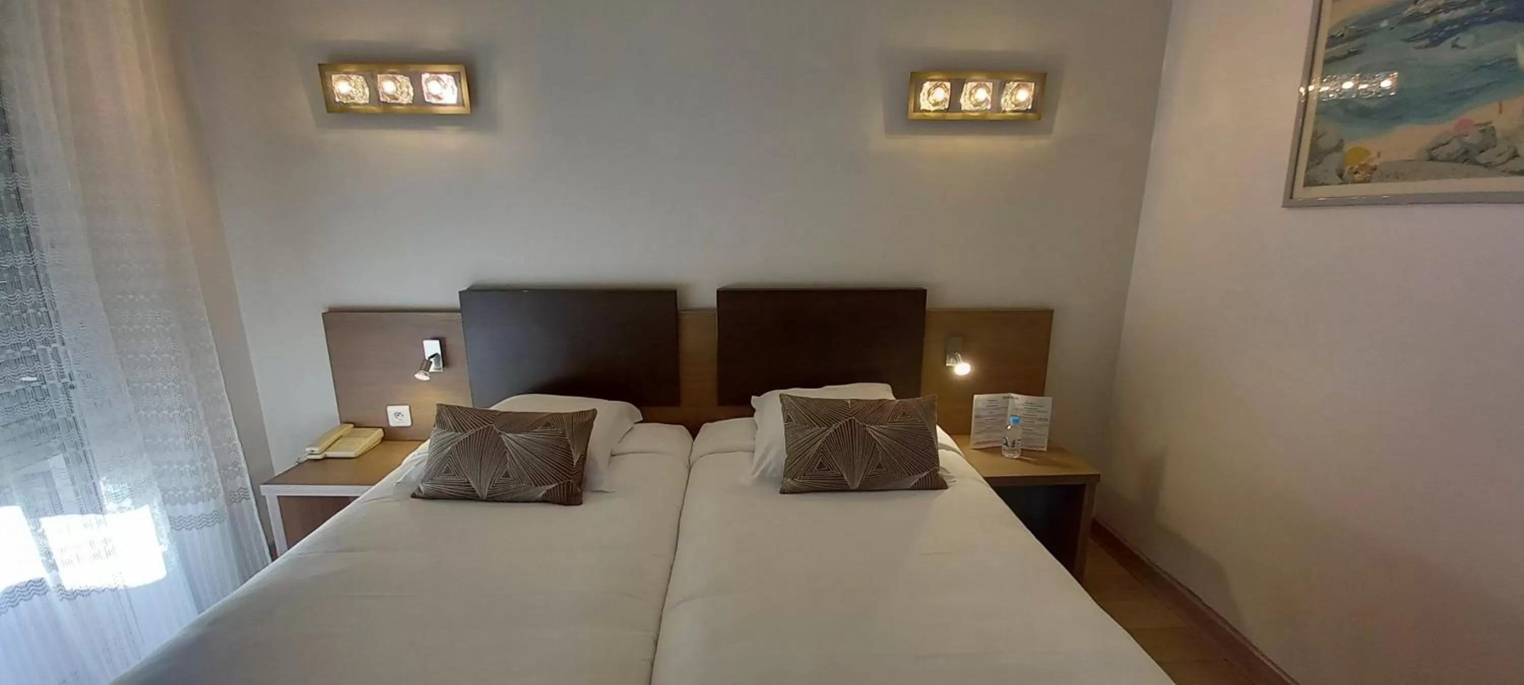 Bed in Hotel Poretta