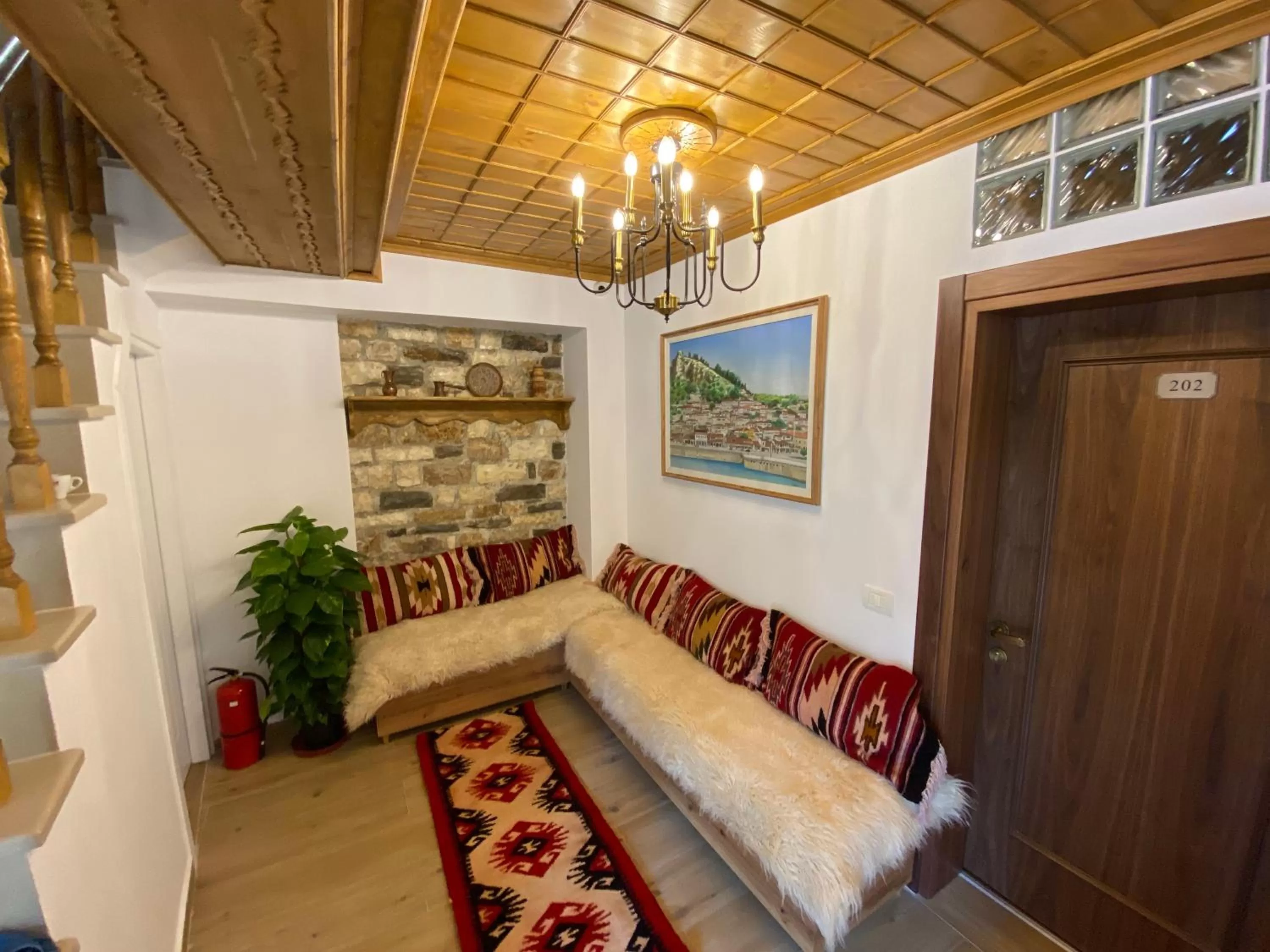 Seating area in HOTEL ANSEL