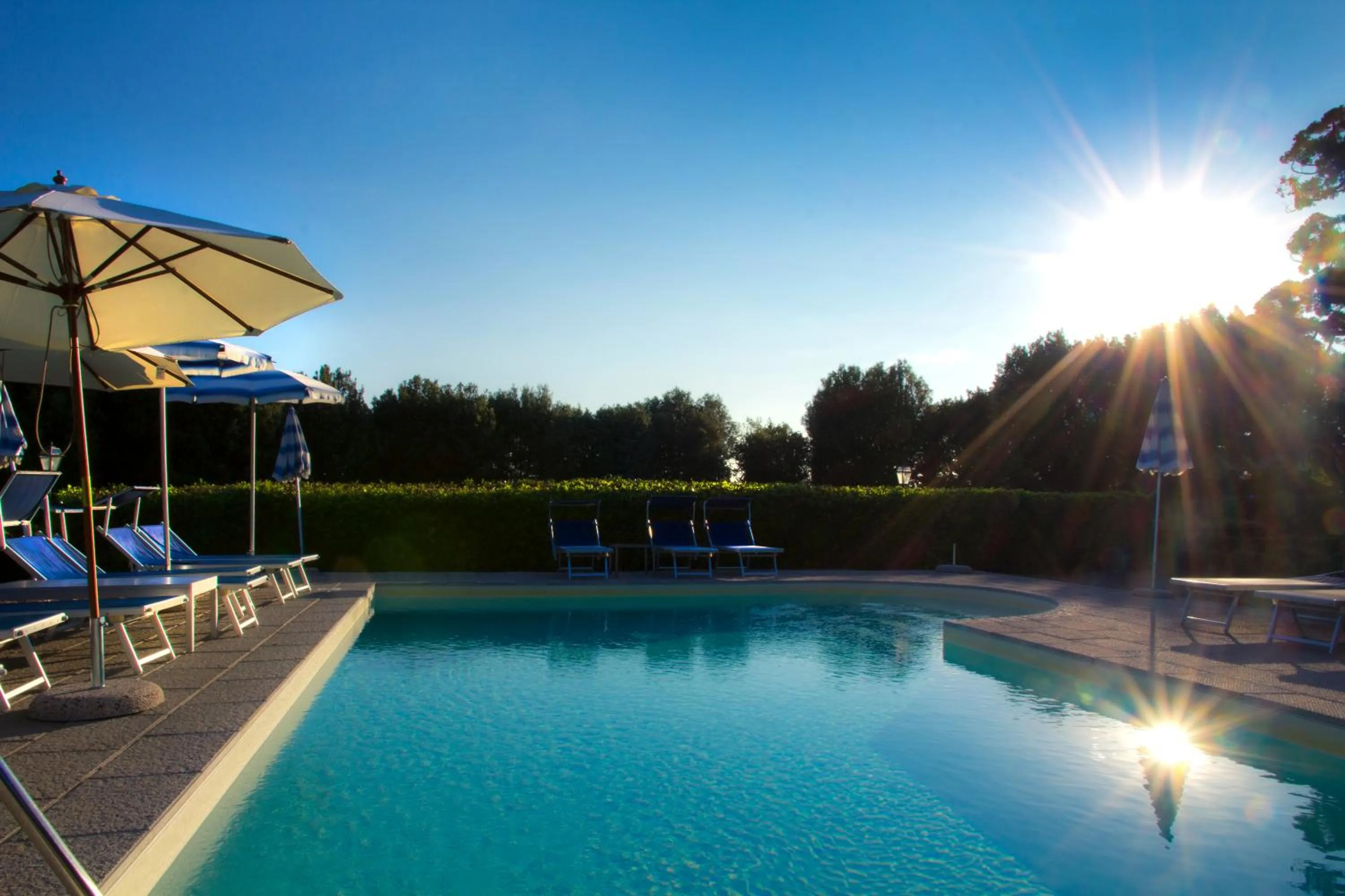 Swimming pool in Cortona Resort & Spa