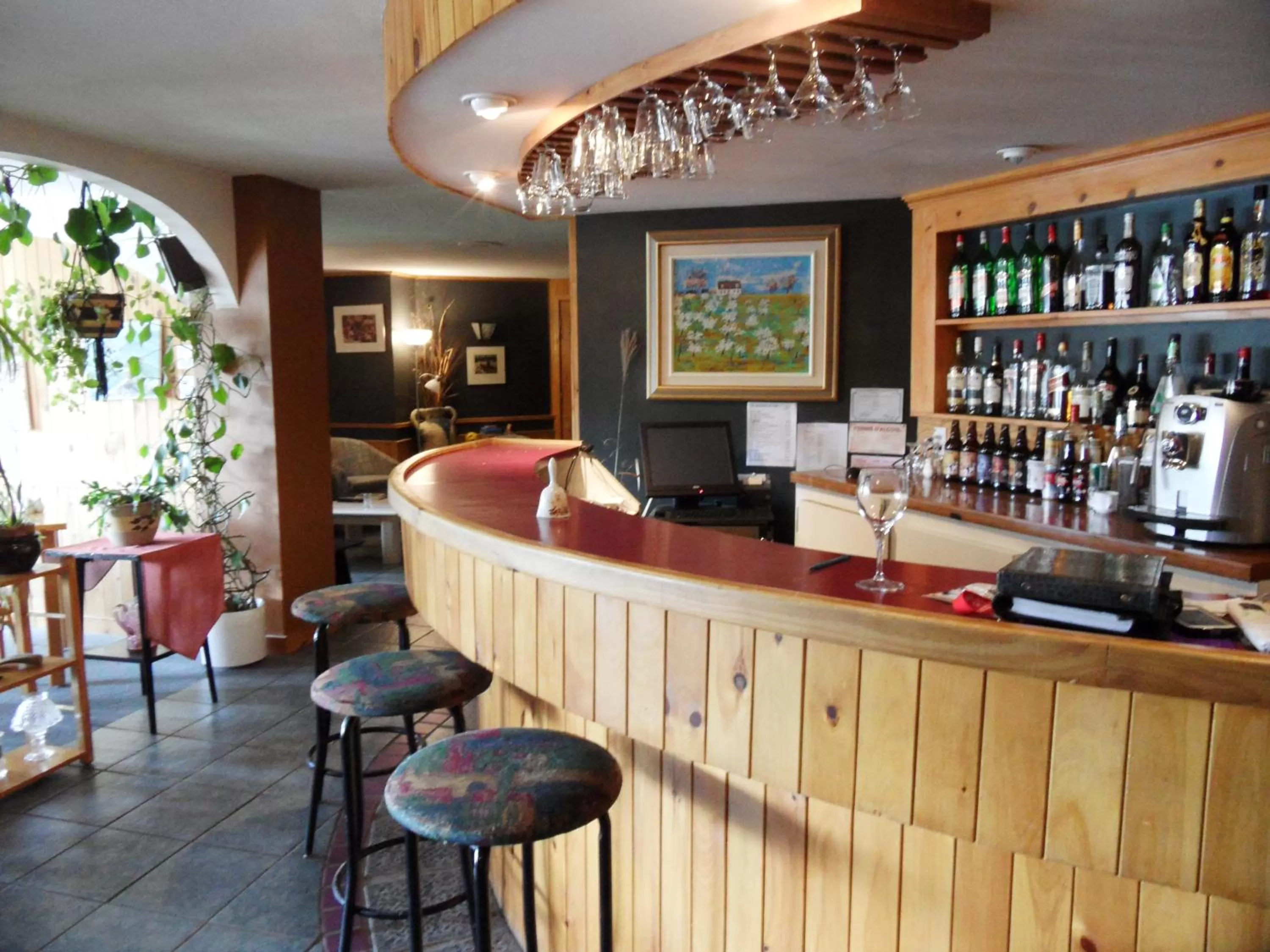 Lounge or bar in Le Relais des Hautes Gorges