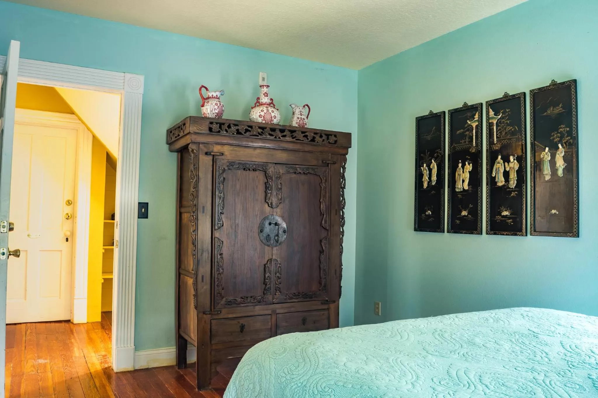 Bed in The Ann Stevens House