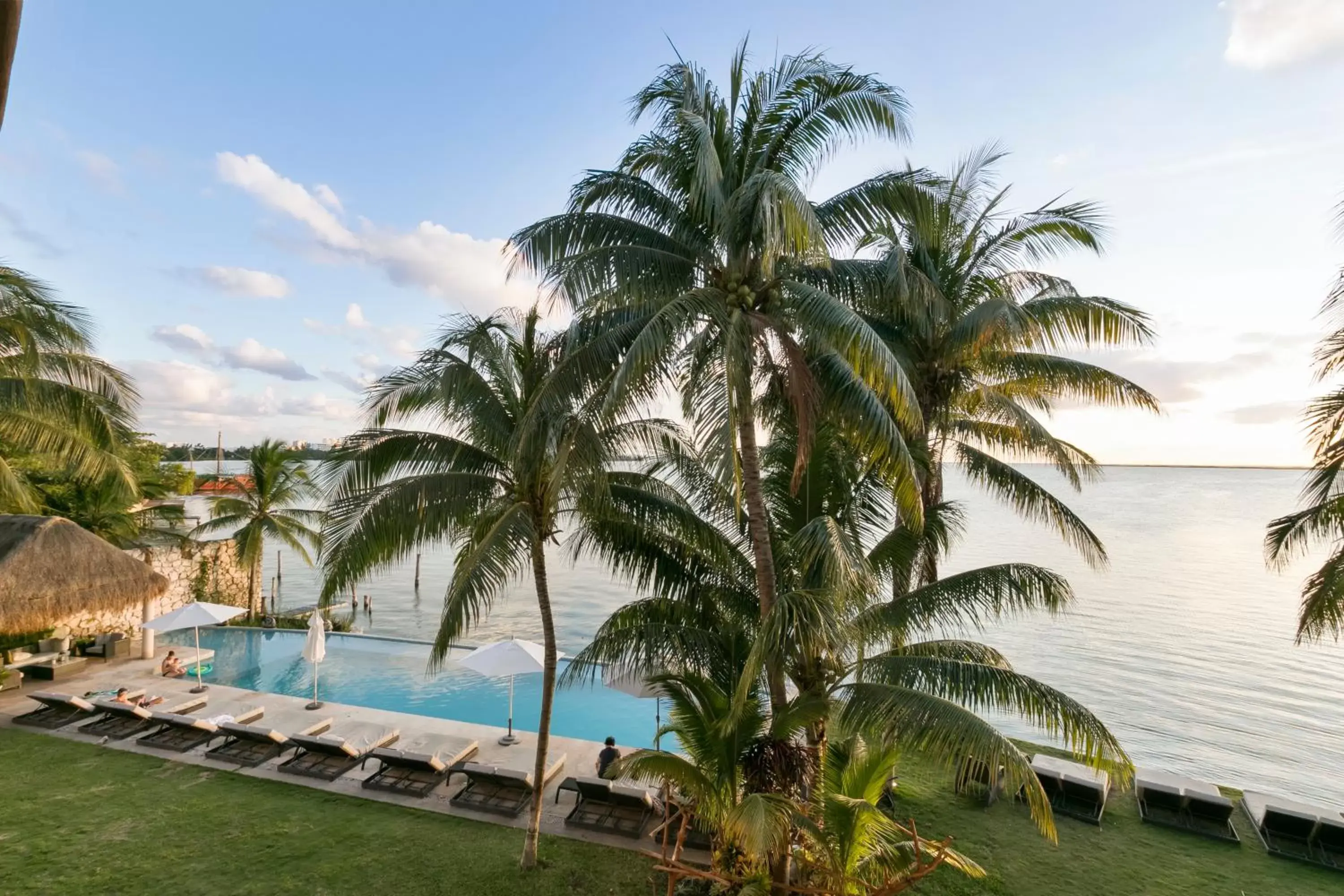 Swimming Pool in Casa Tortugas Boutique Hotel - CANCUN Hidden Gem