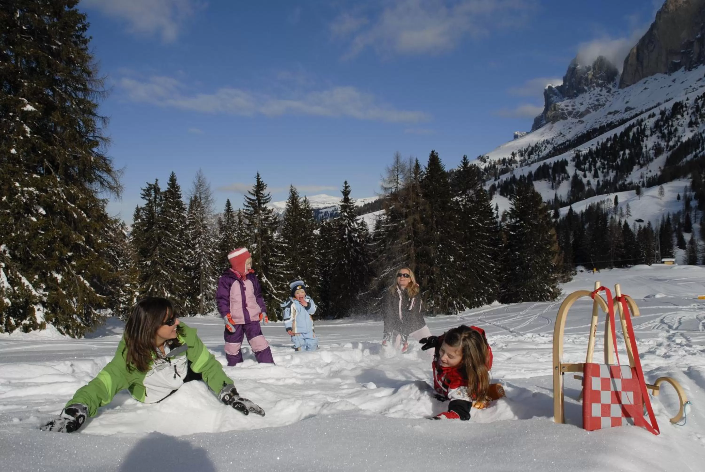Skiing in Hotel Castel Latemar