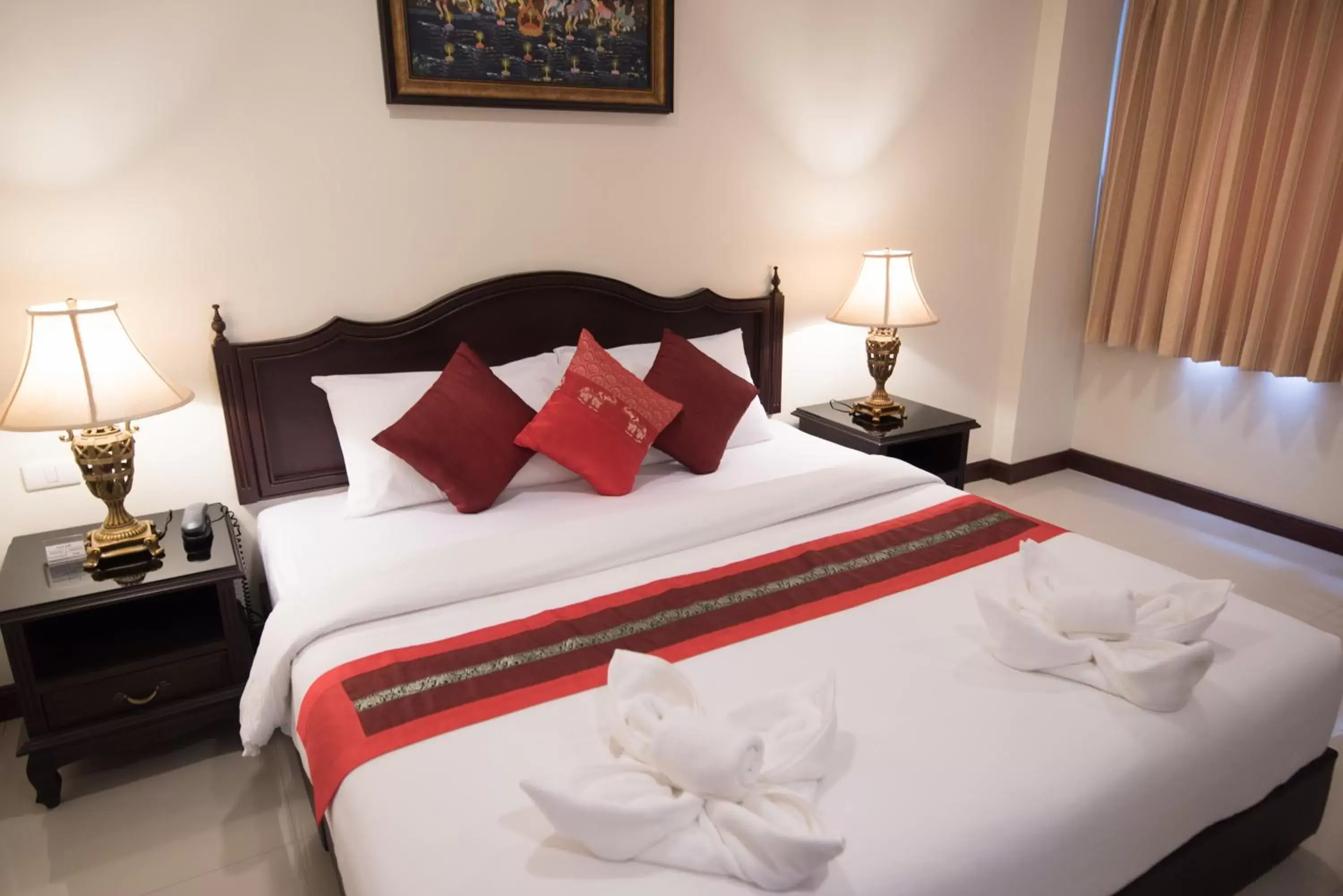 Bedroom, Room Photo in True Siam Rangnam Hotel