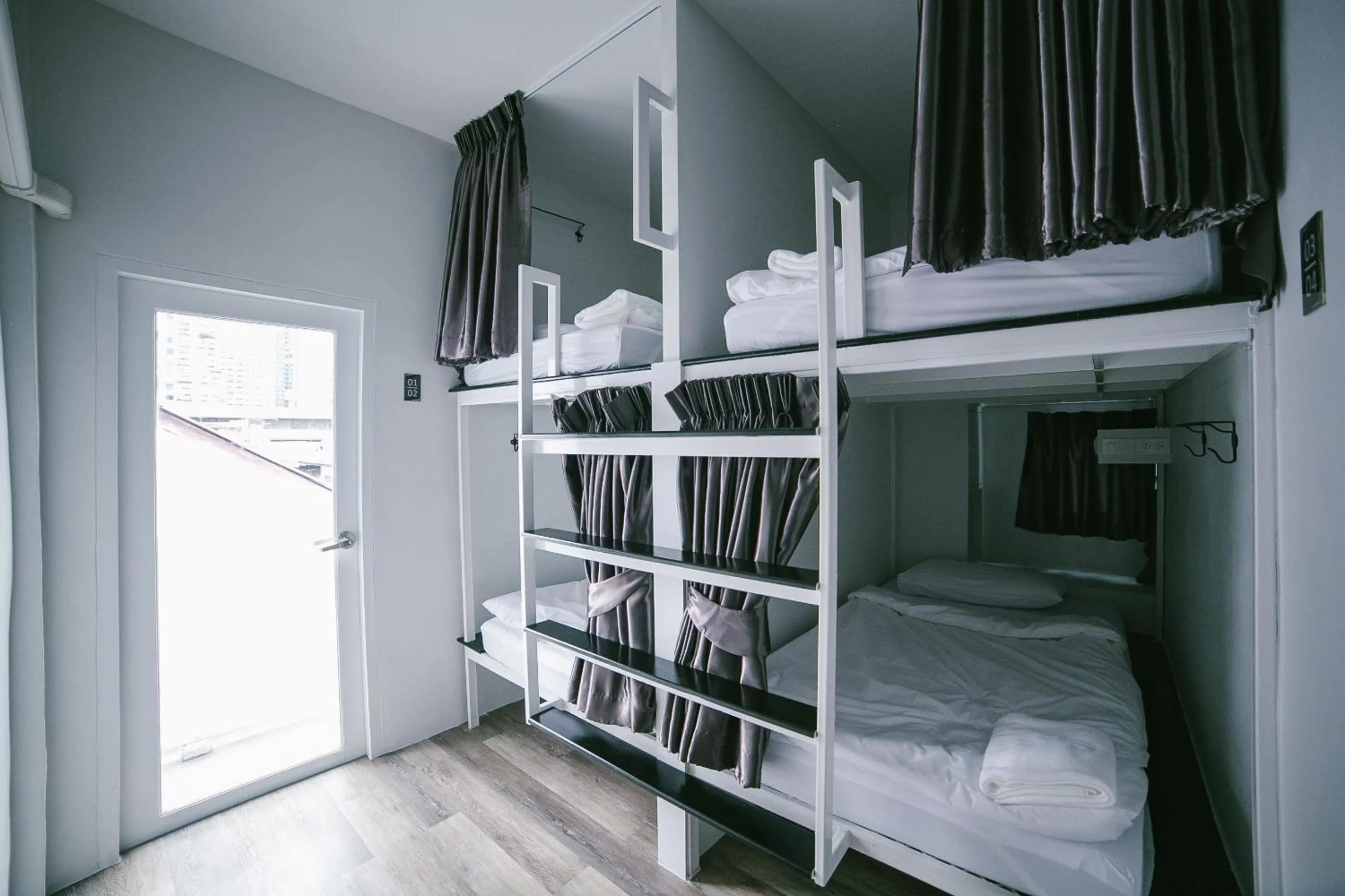 bunk bed, Bed in Diff Hostel