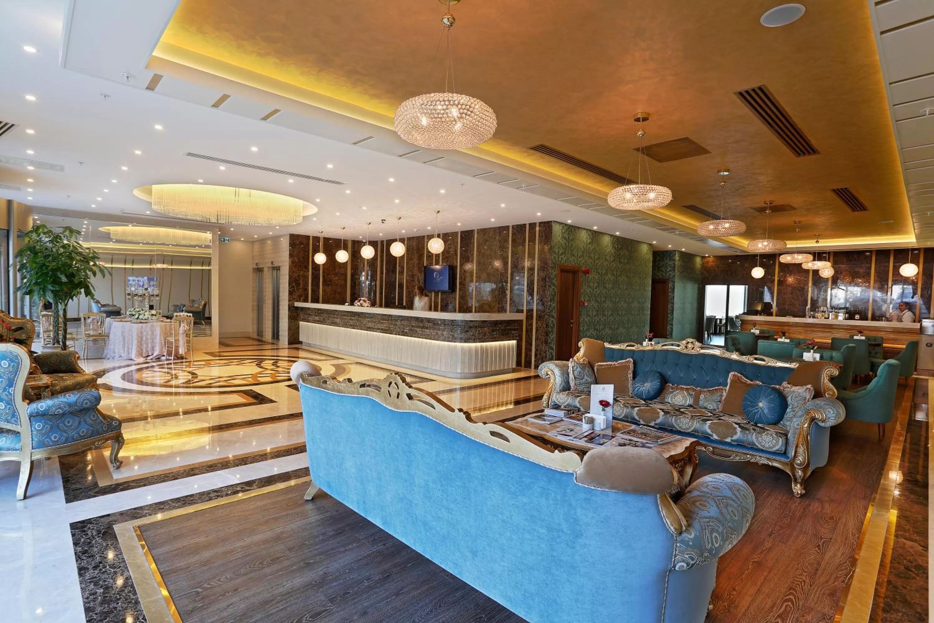 Lobby or reception in The Grand Mira Business Hotel