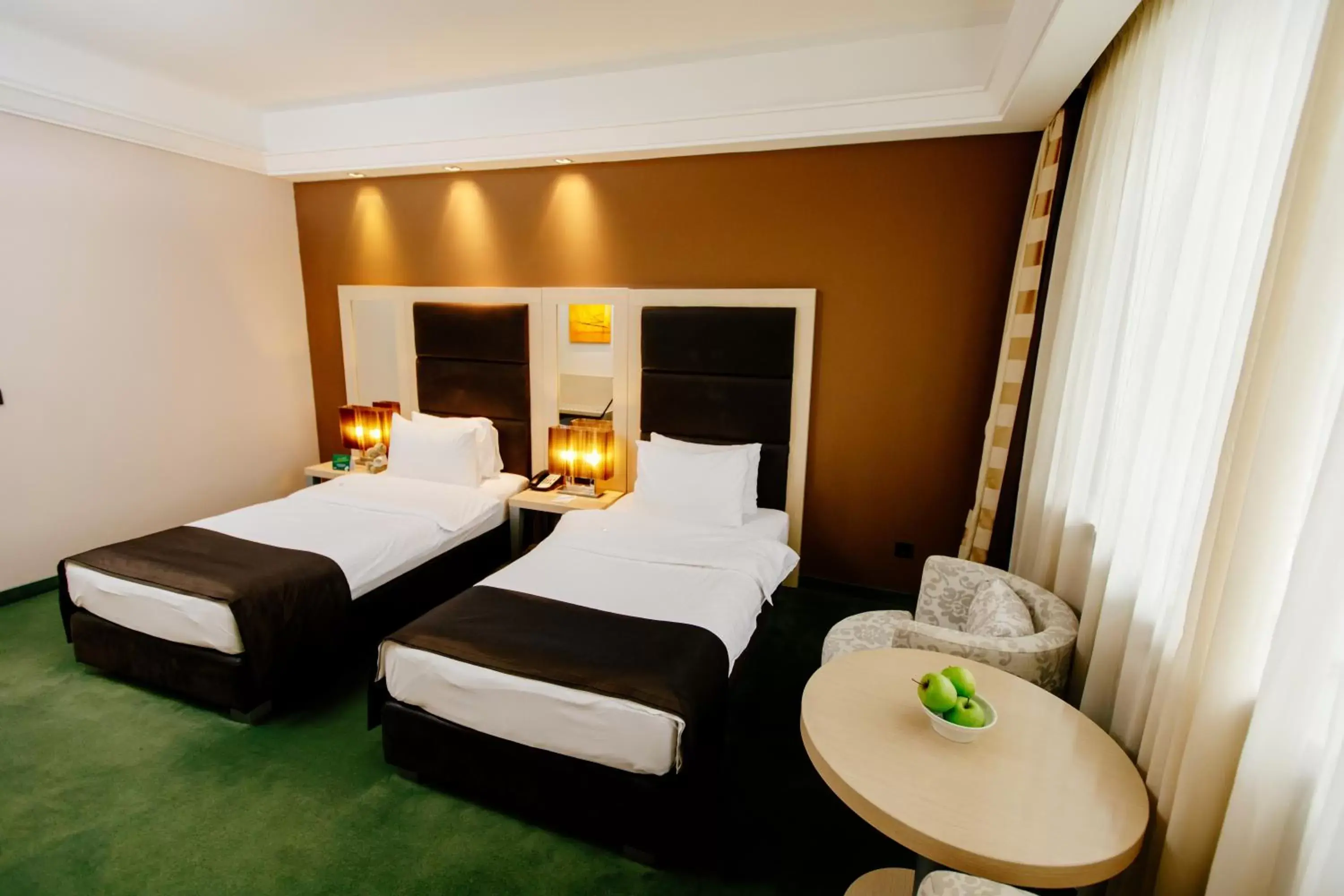 Bed in Holiday Inn Belgrade, an IHG Hotel