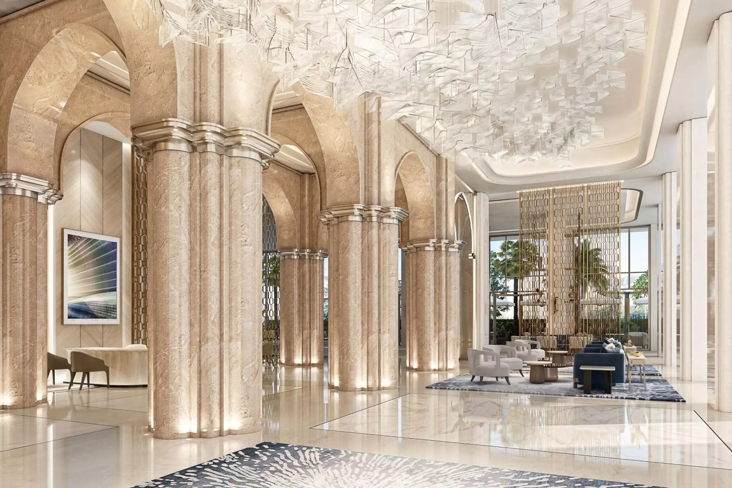 Lobby or reception in The St Regis Kuwait